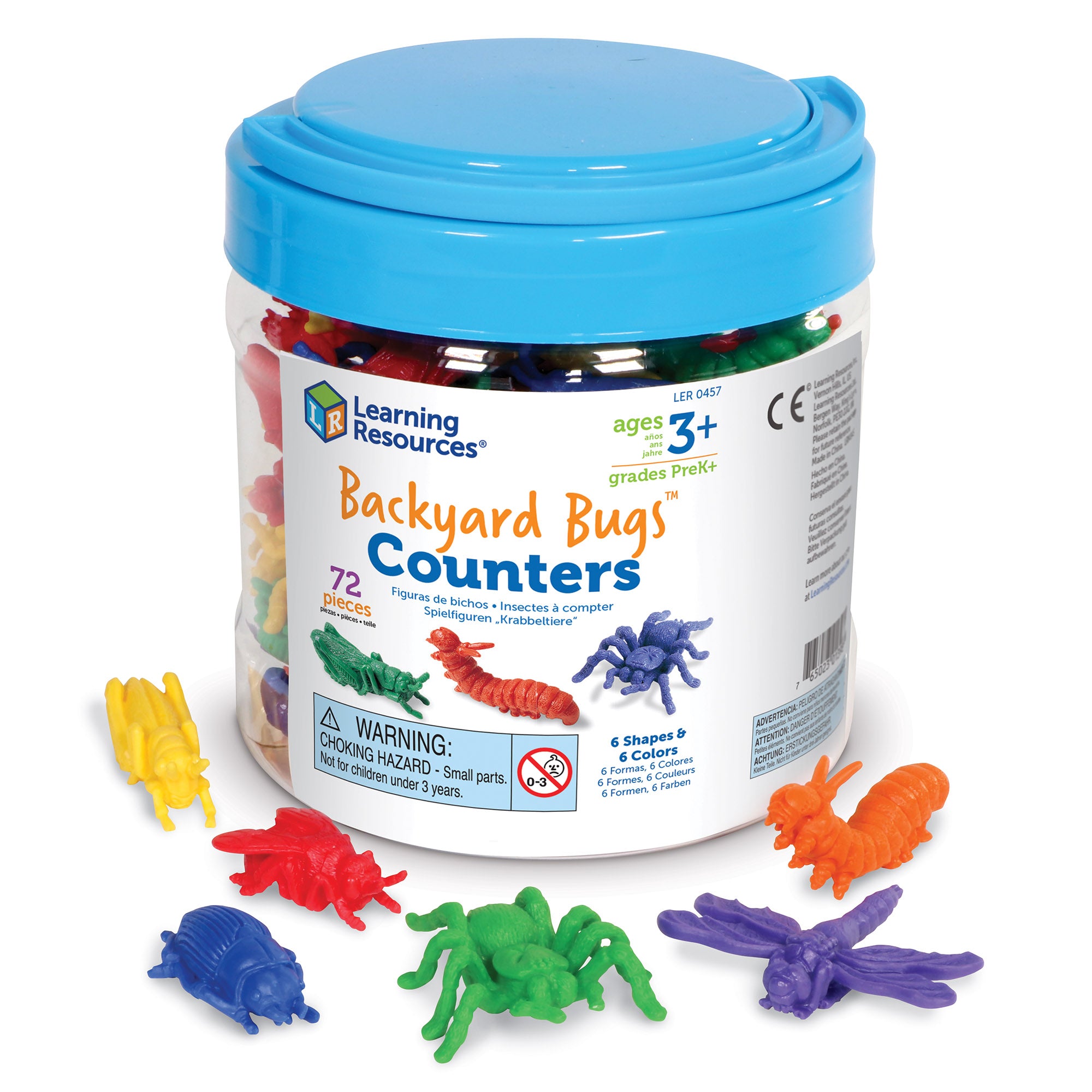 Backyard Bugs™ Counters (Set of 72), Learning Resources