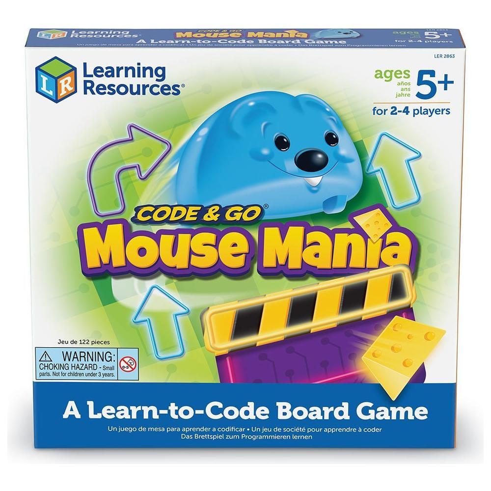 Code & Go® Robot Mouse Mania Board Game, Learning Resources
