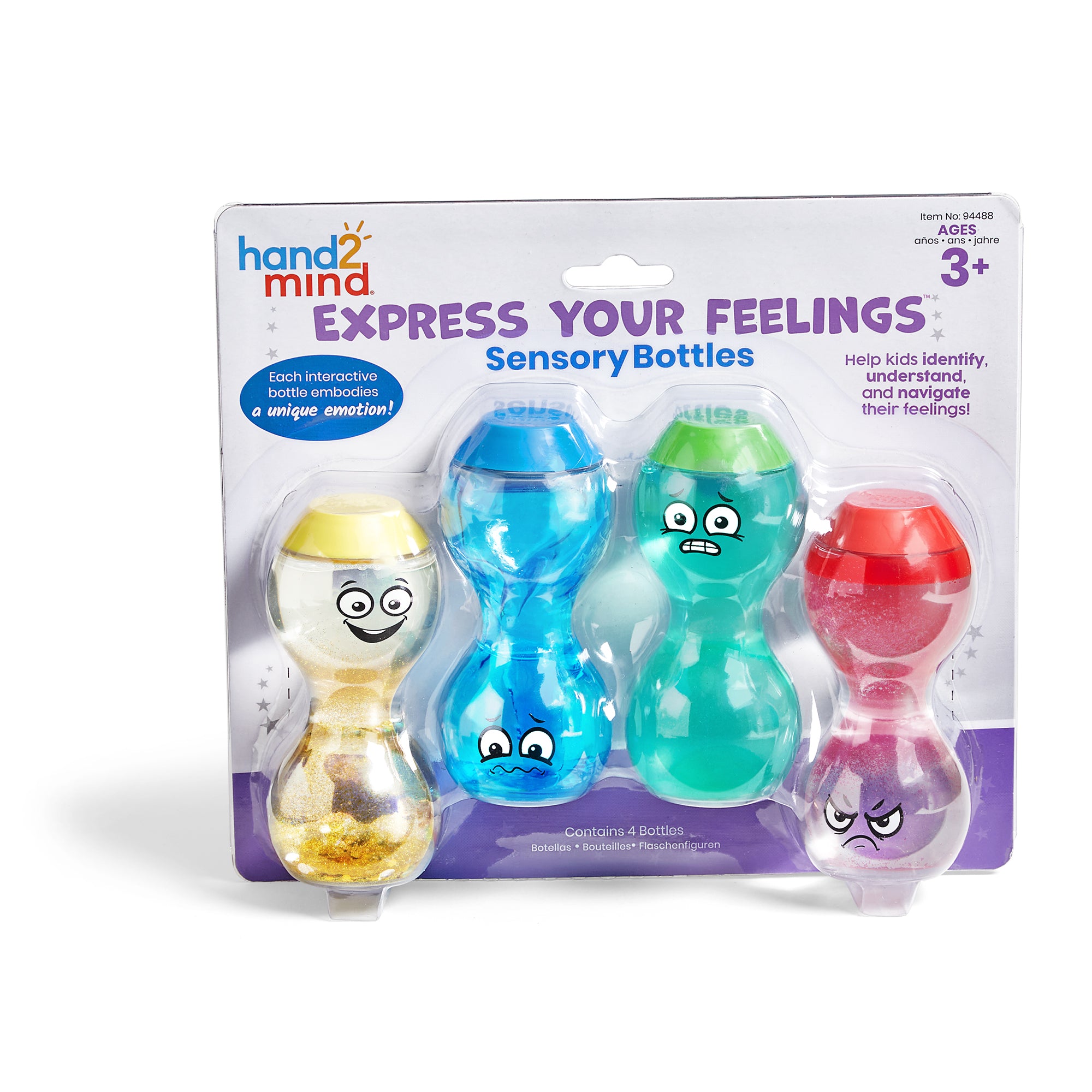 Express Your Feelings Sensory Bottles, Learning Resources