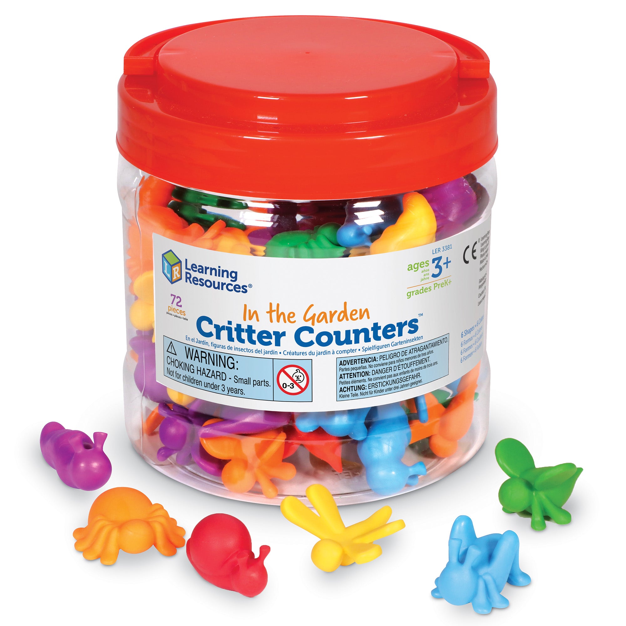 In The Garden Critter Counters® (Set of 72), Learning Resources