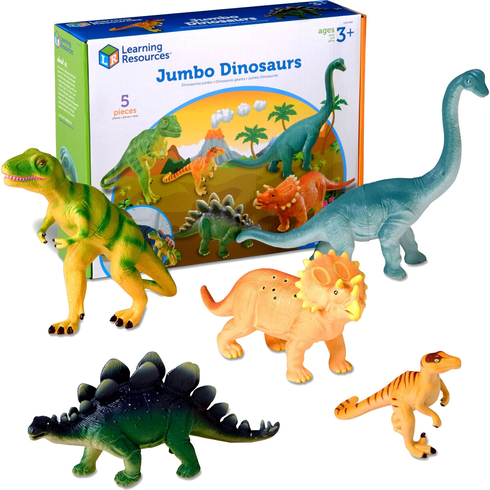 Jumbo Dinosaurs - Set 1, Learning Resources