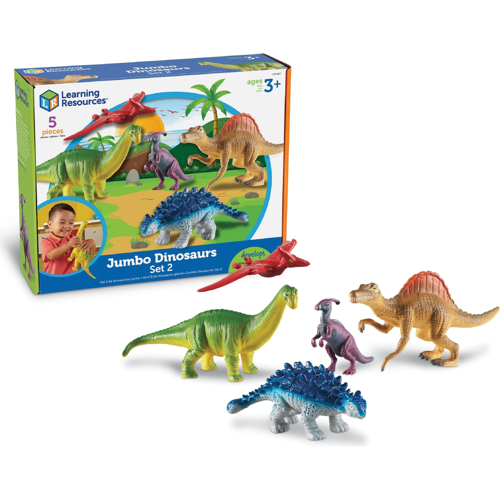 Jumbo Dinosaurs Set 2, Learning Resources