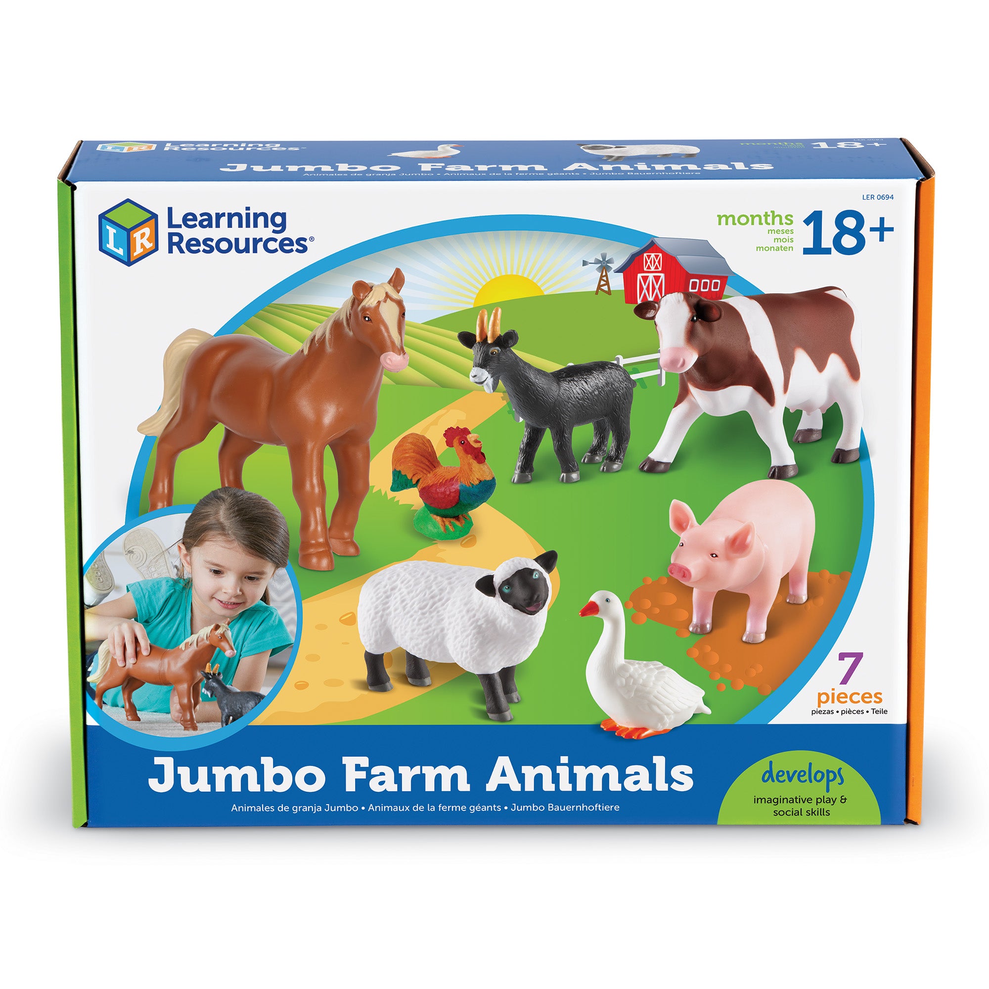 Jumbo Farm Animals, Learning Resources