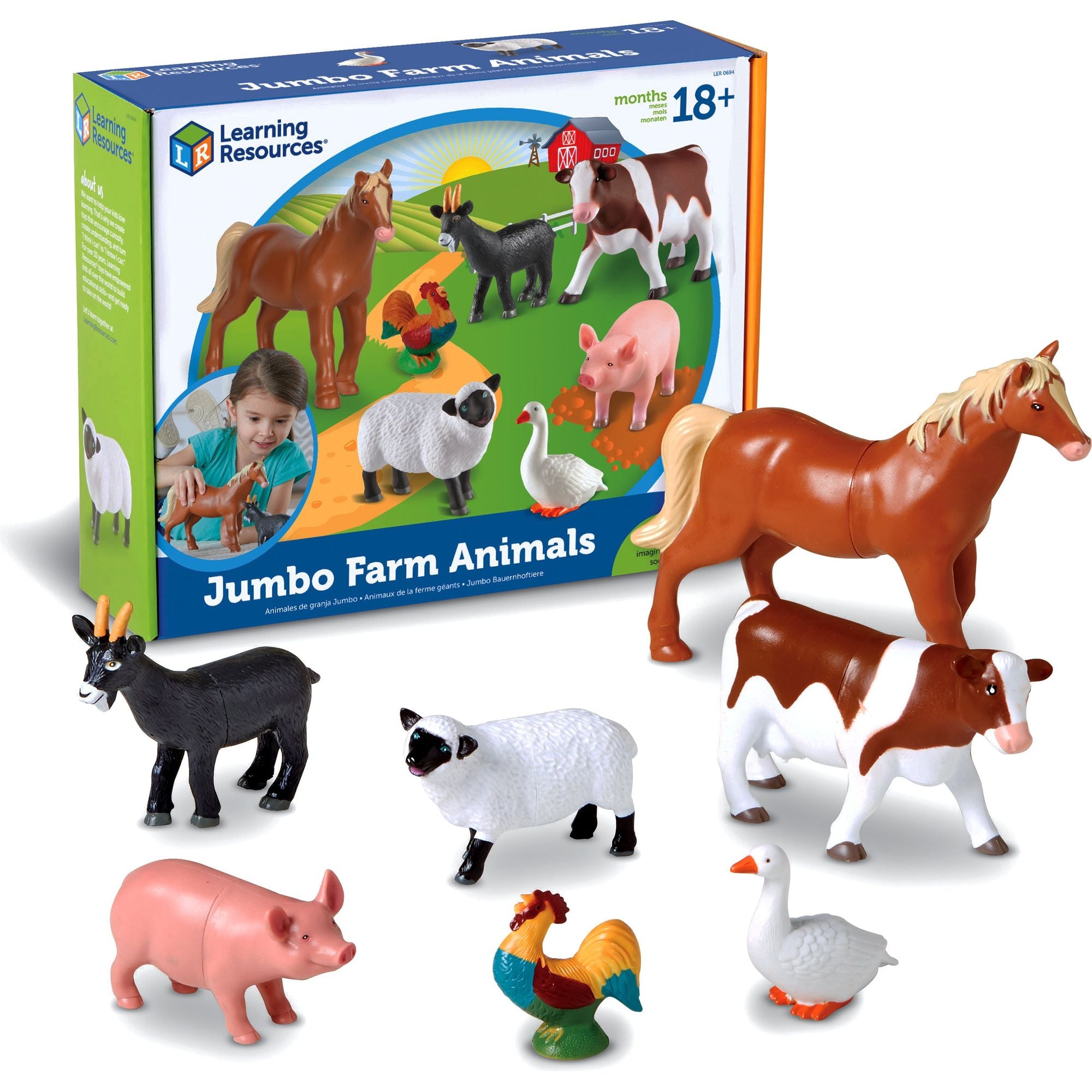 Jumbo Farm Animals, Learning Resources