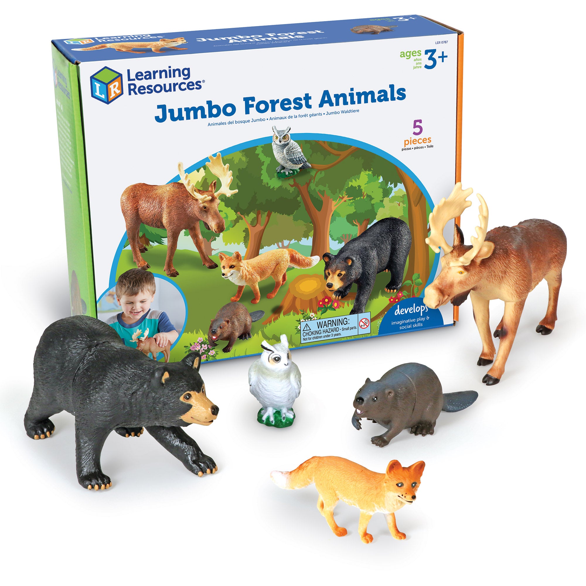 Jumbo Forest Animals, Learning Resources
