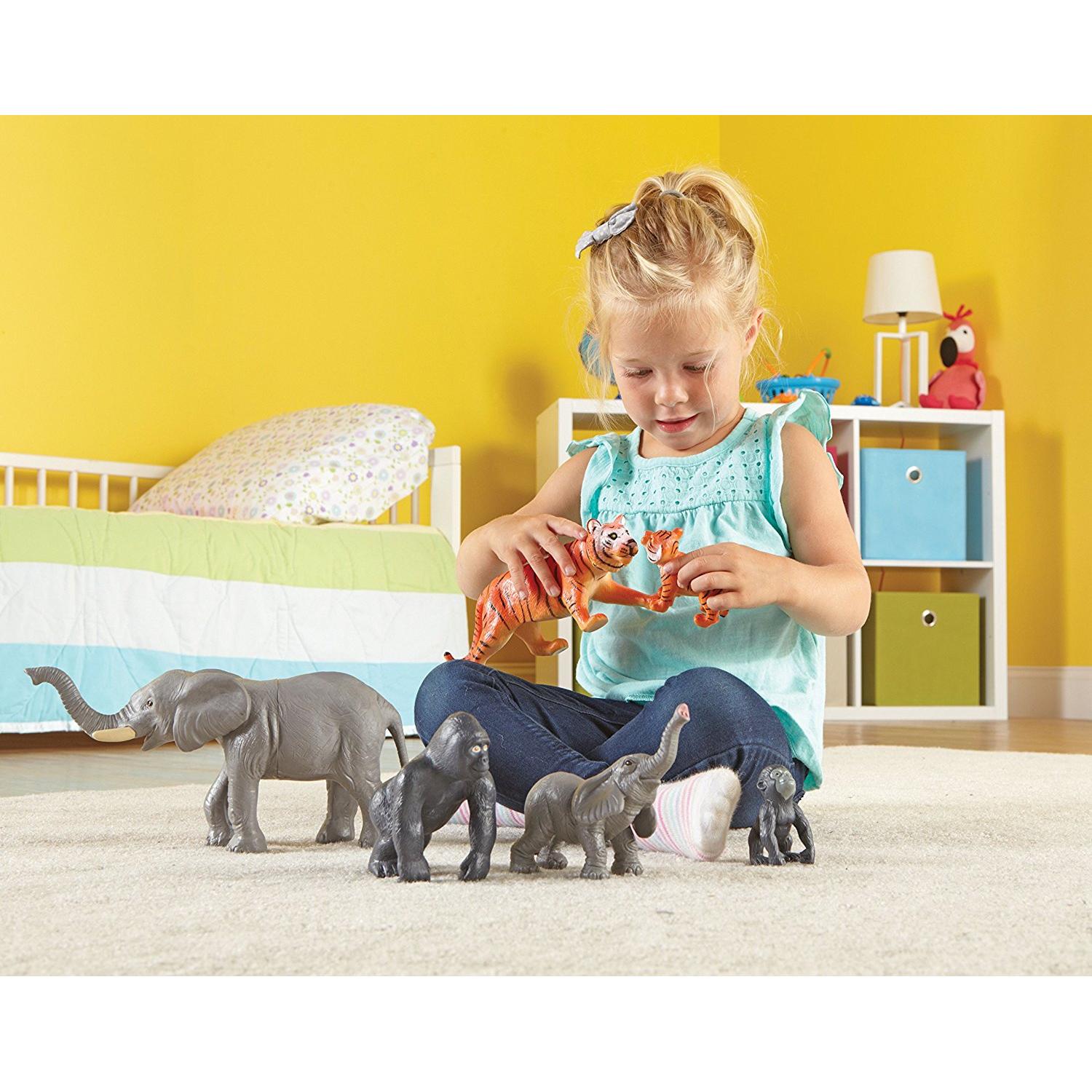 Jumbo Jungle Animals - Mommas And Babies, Learning Resources