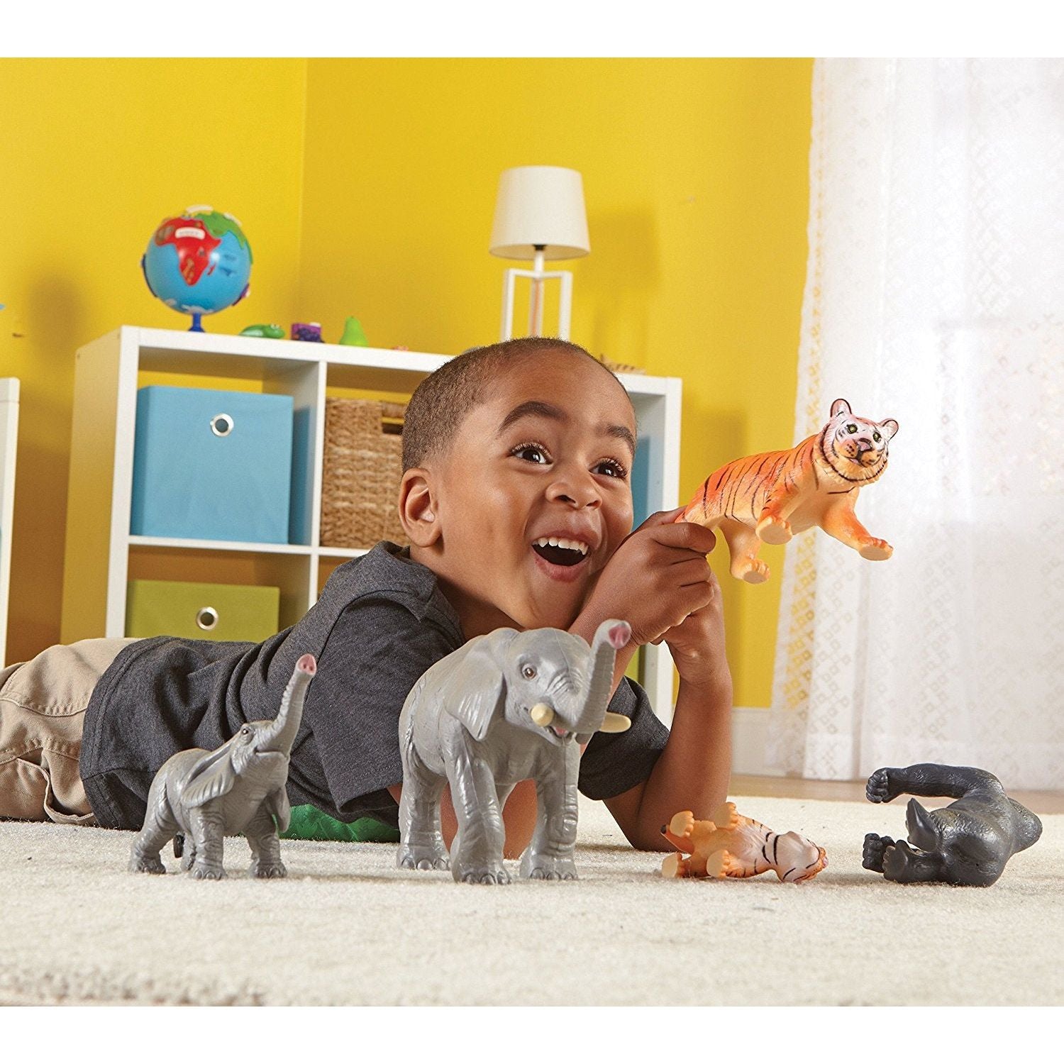 Jumbo Jungle Animals - Mommas And Babies, Learning Resources