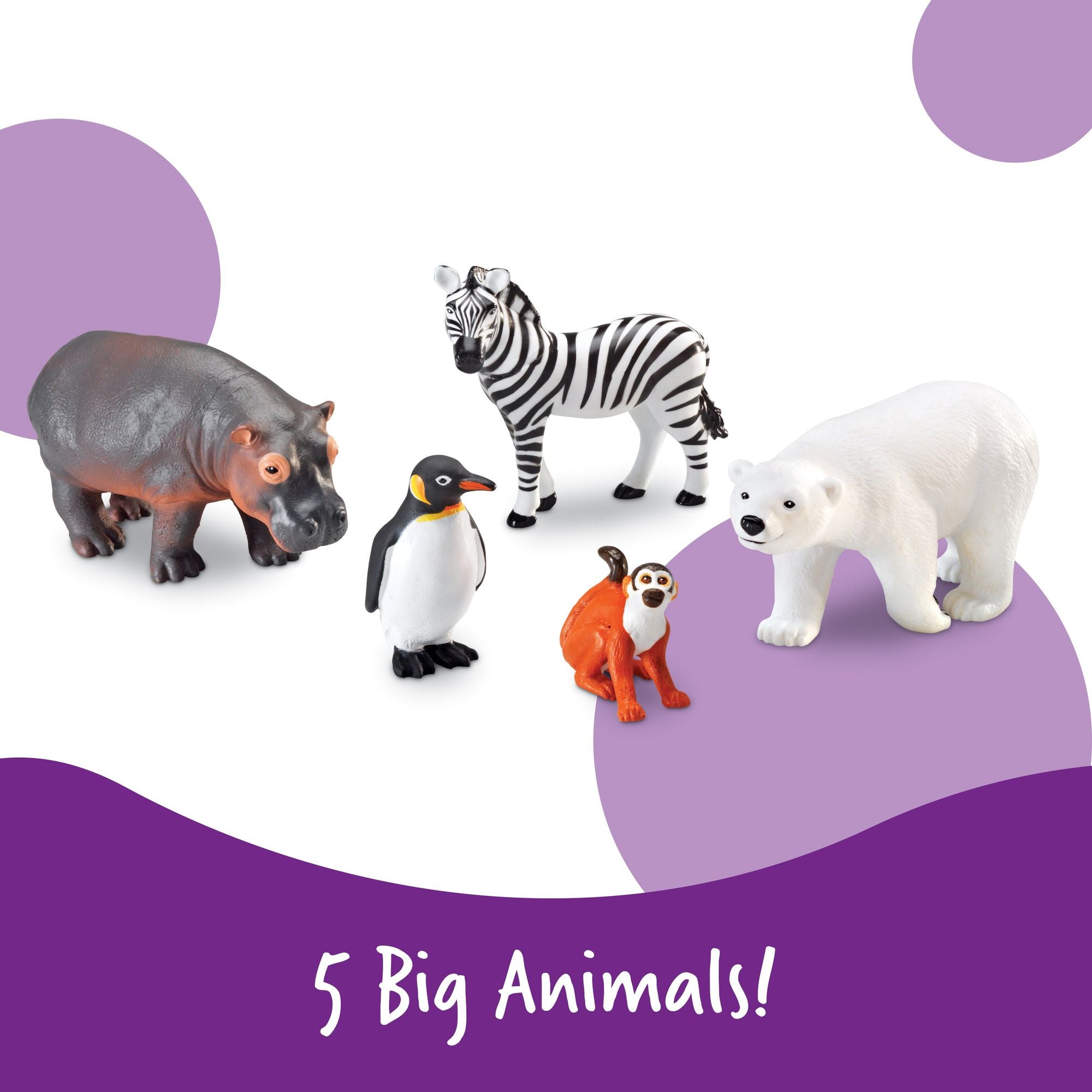 Jumbo Zoo Animals, Learning Resources
