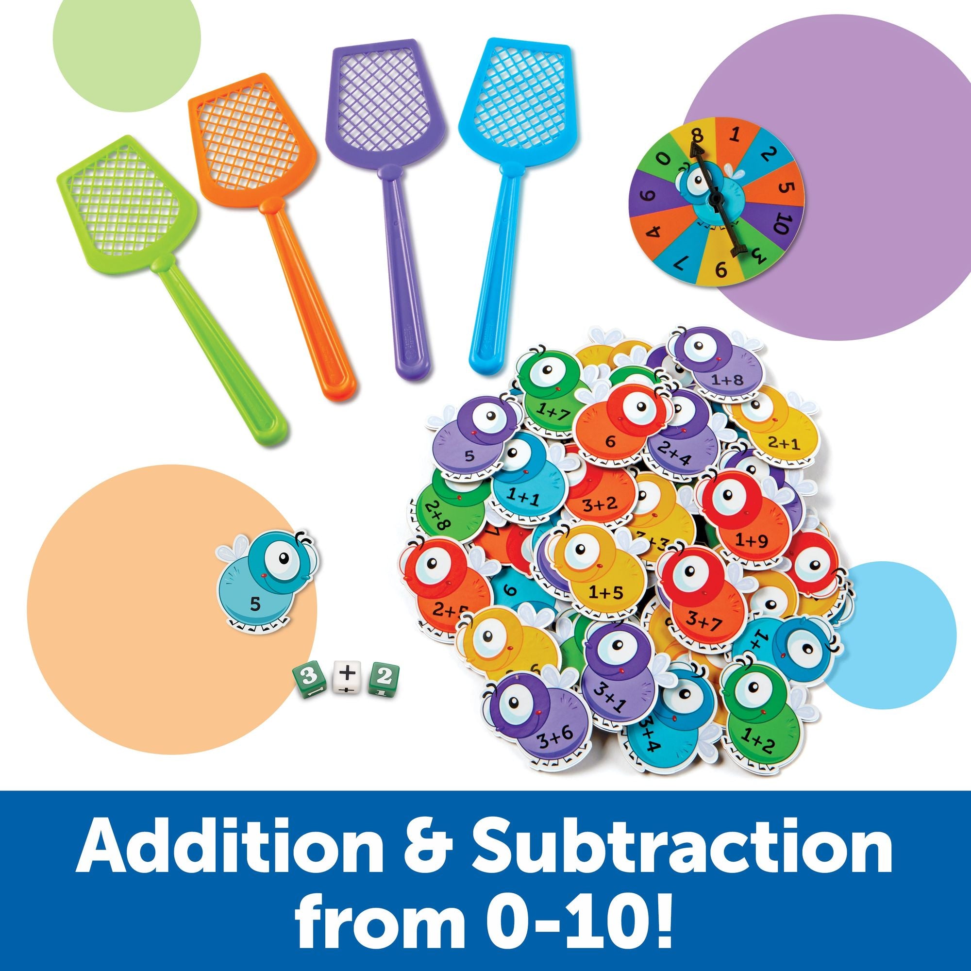 Math Swatters™ Addition & Subtraction Game, Learning Resources