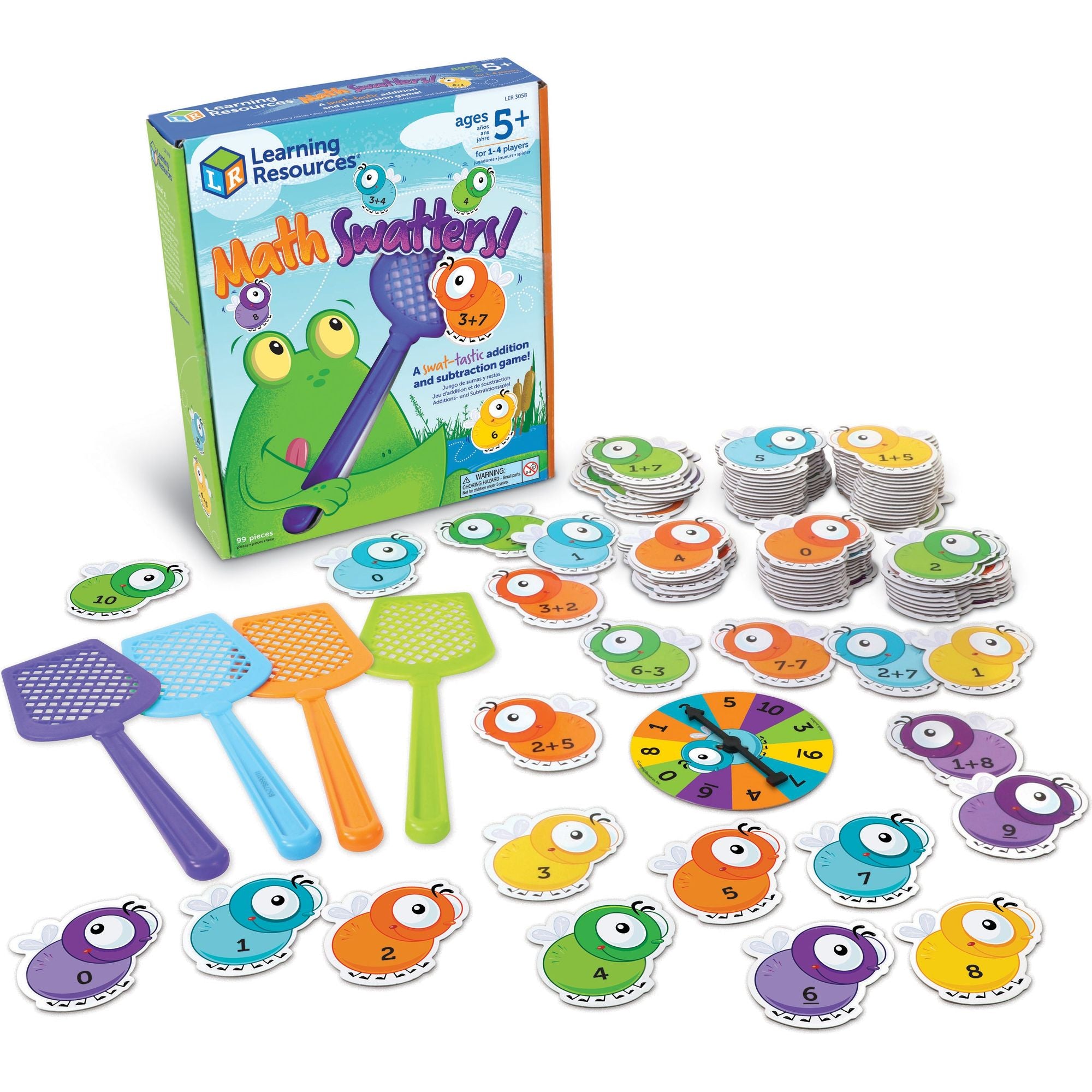 Math Swatters™ Addition & Subtraction Game, Learning Resources