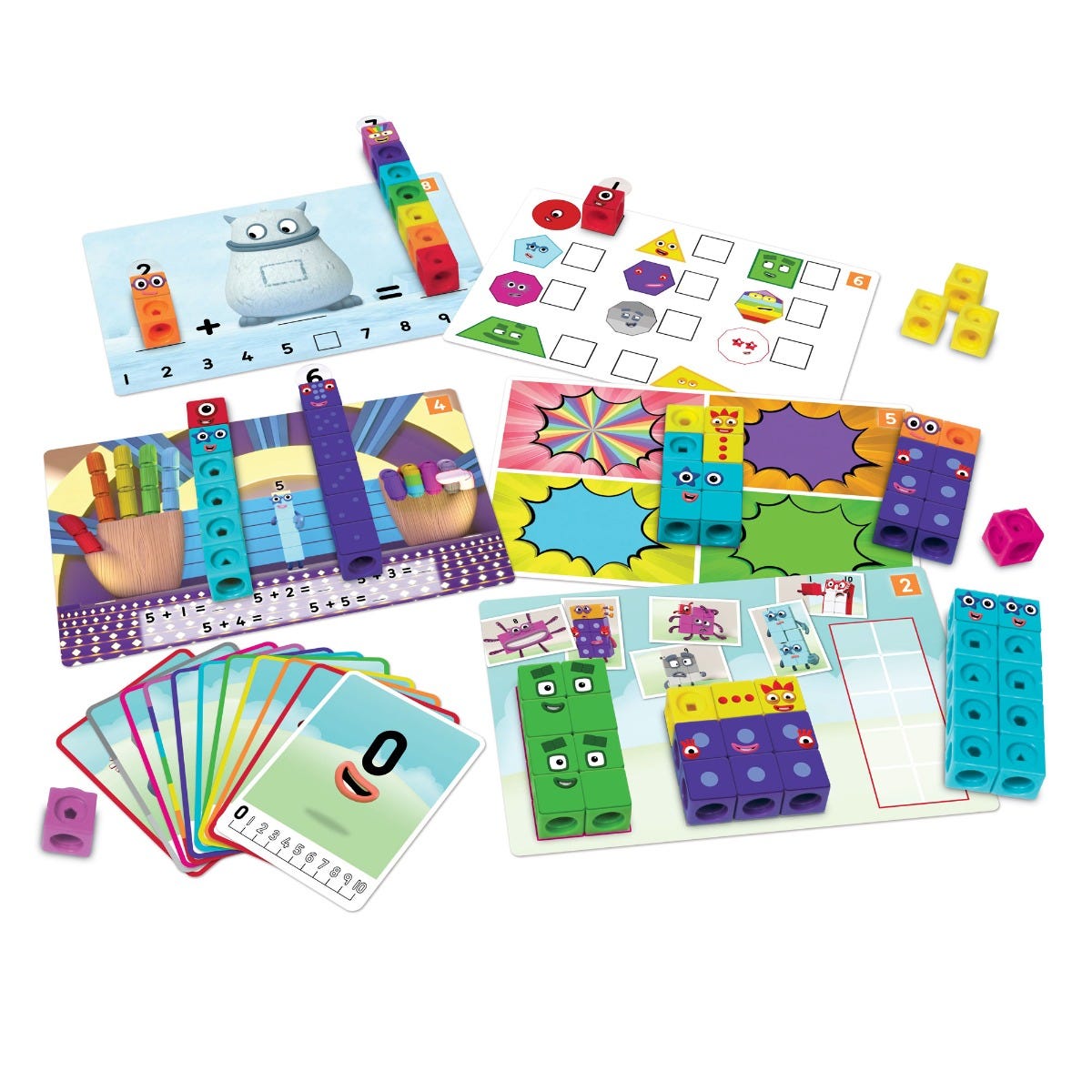 MathLink® Cubes Numberblocks® 1-10 Activity Set, Learning Resources