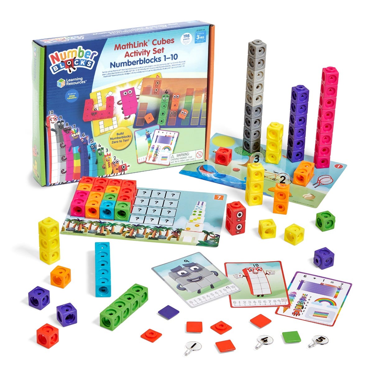 MathLink® Cubes Numberblocks® 1-10 Activity Set, Learning Resources