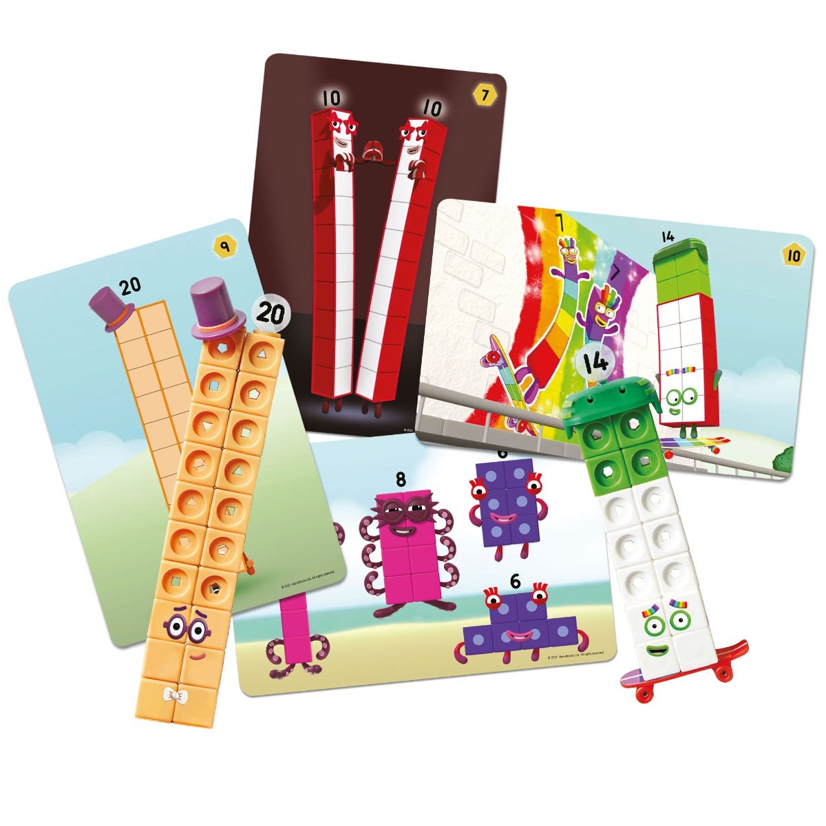 MathLink® Cubes Numberblocks® 11-20 Activity Set, Learning Resources