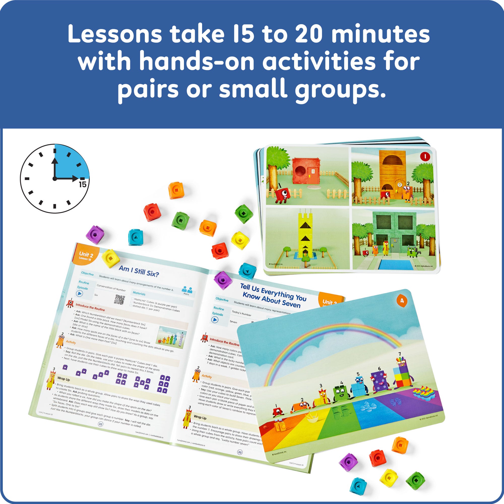 MathLink® Cubes Numberblocks® Classroom Set, Learning Resources