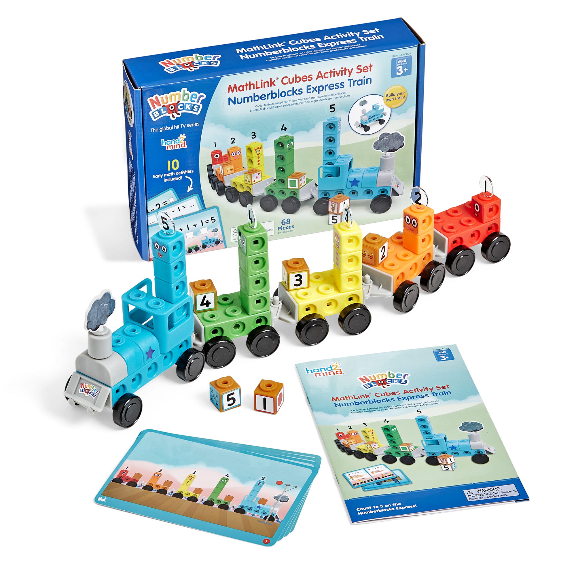 MathLink® Cubes Numberblocks® Express Train Activity Set, Learning Resources