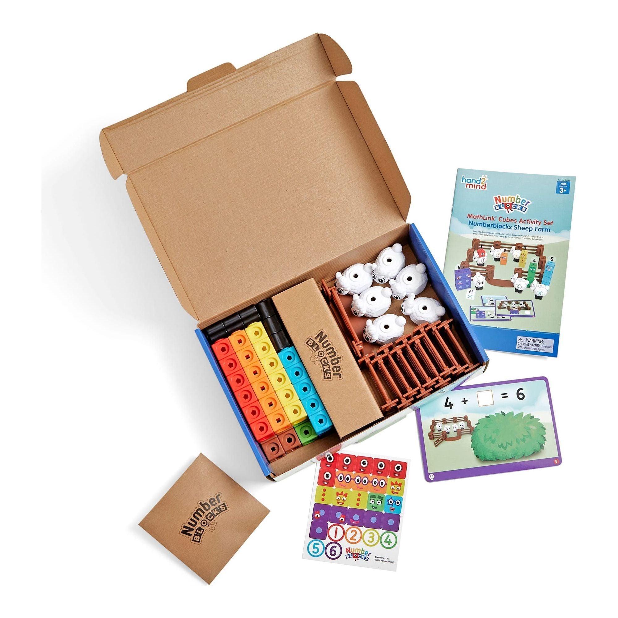 MathLink® Cubes Numberblocks® Sheep Farm Activity Set, Learning Resources