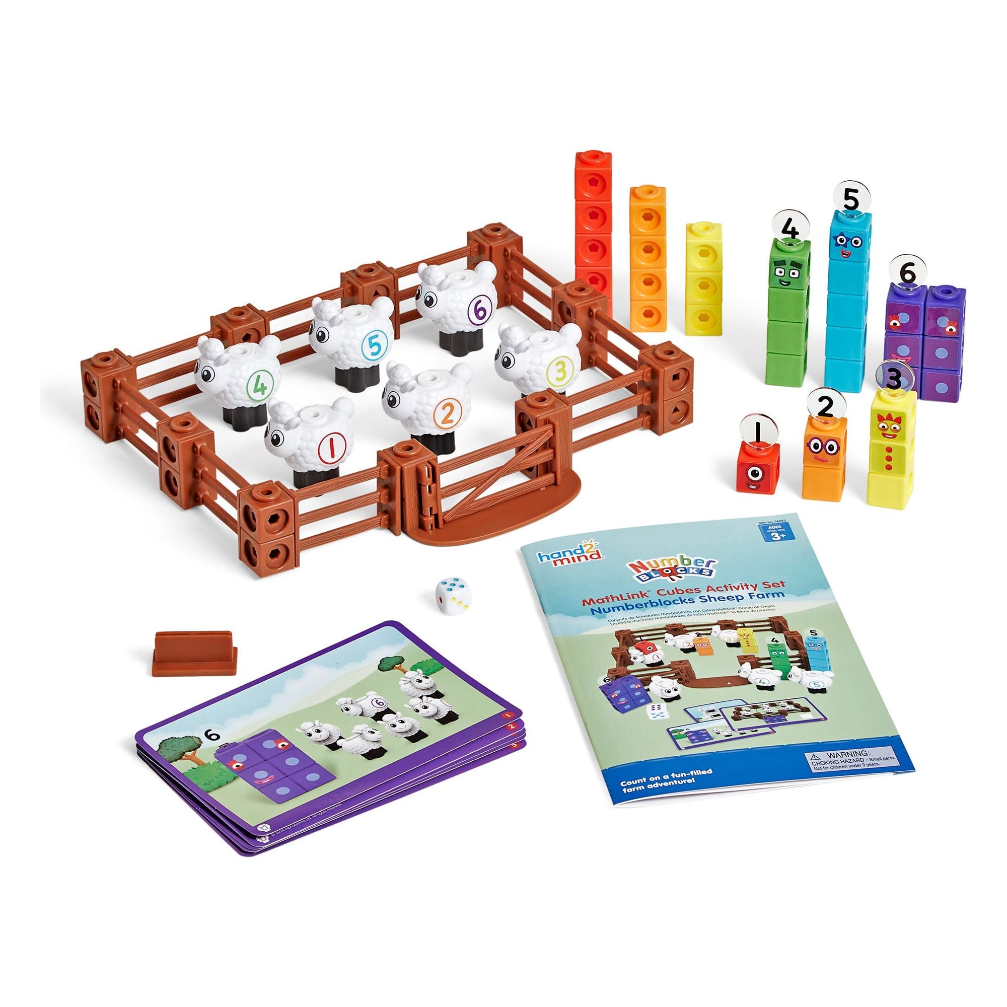 MathLink® Cubes Numberblocks® Sheep Farm Activity Set, Learning Resources
