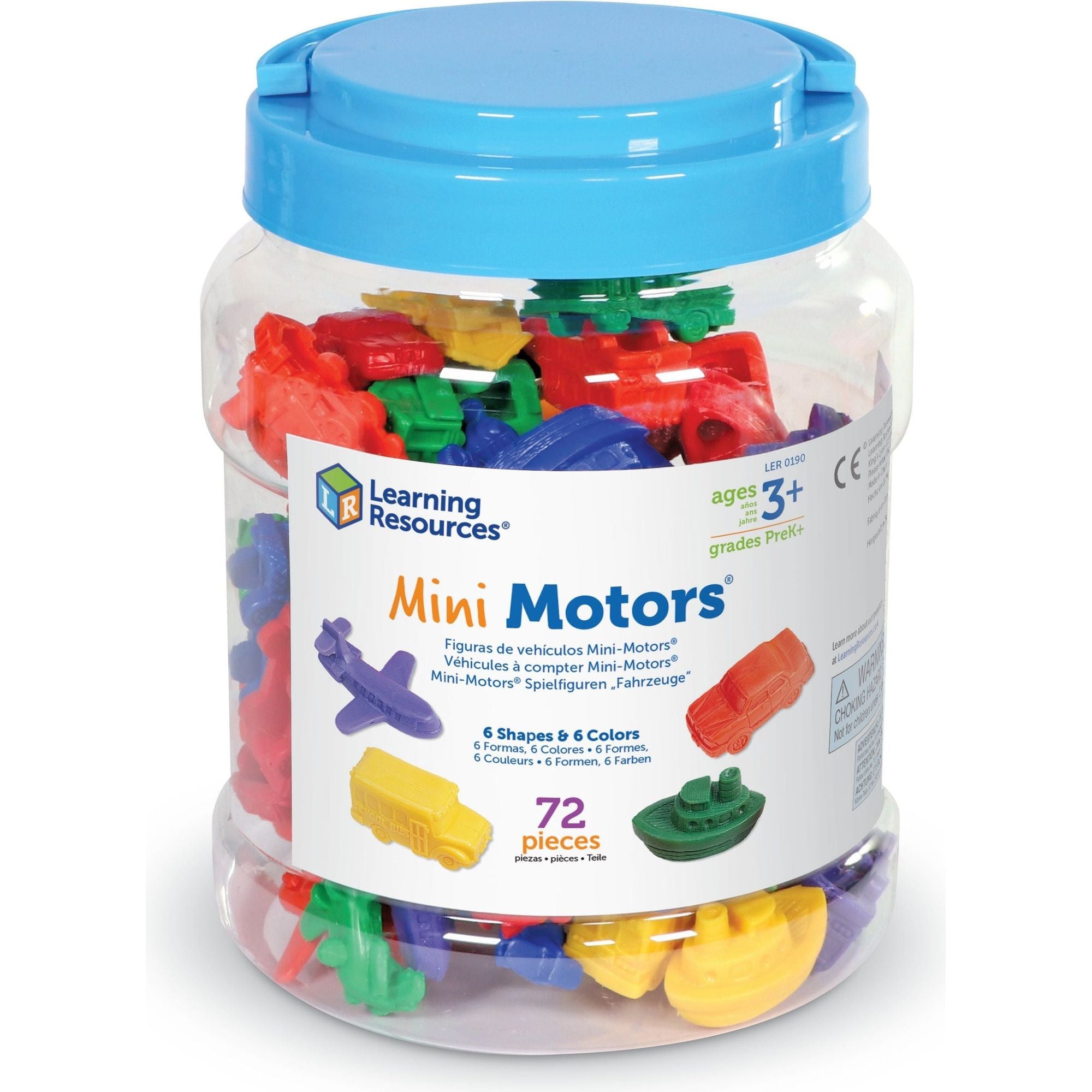 Mini Motors® Counters (Set of 72), Learning Resources