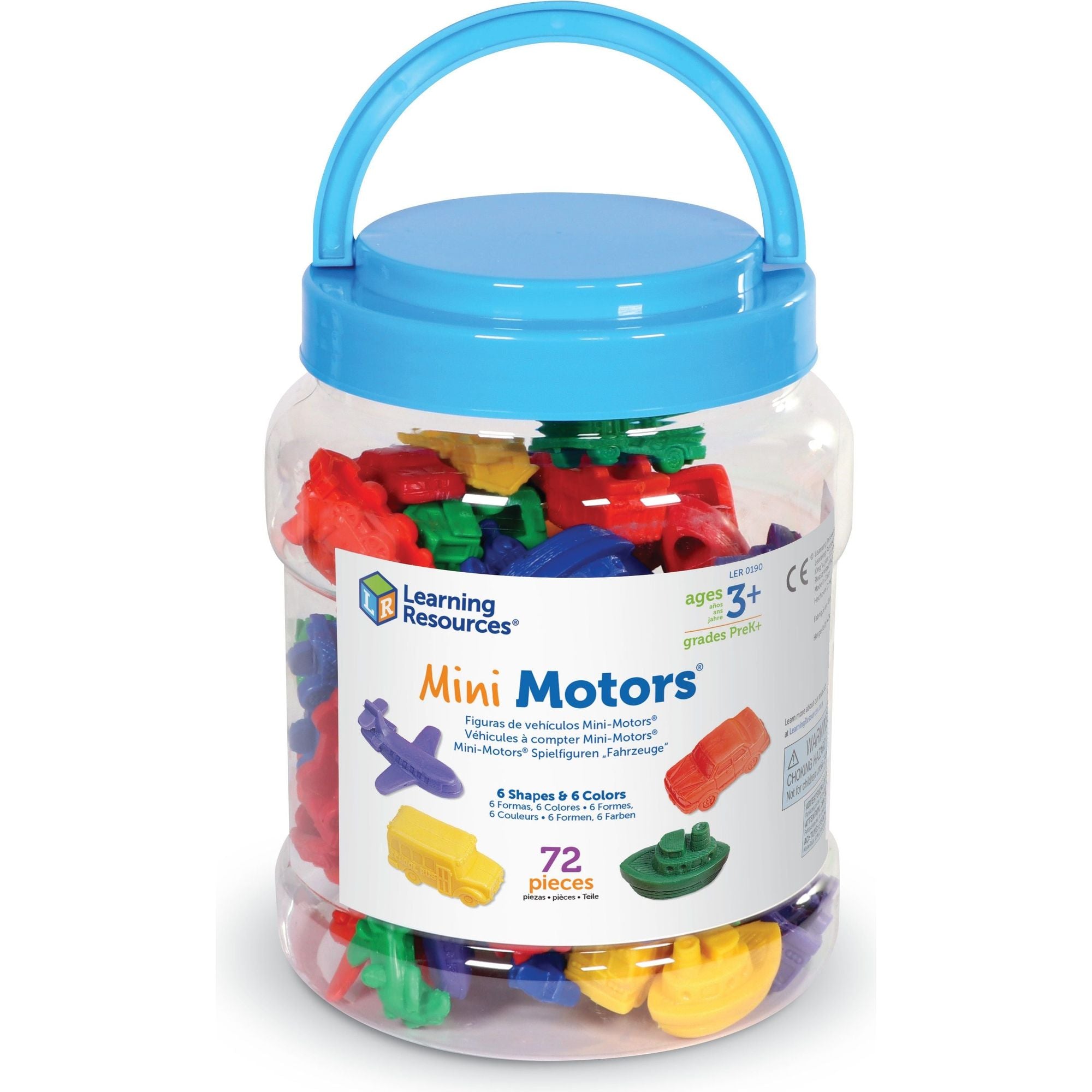 Mini Motors® Counters (Set of 72), Learning Resources