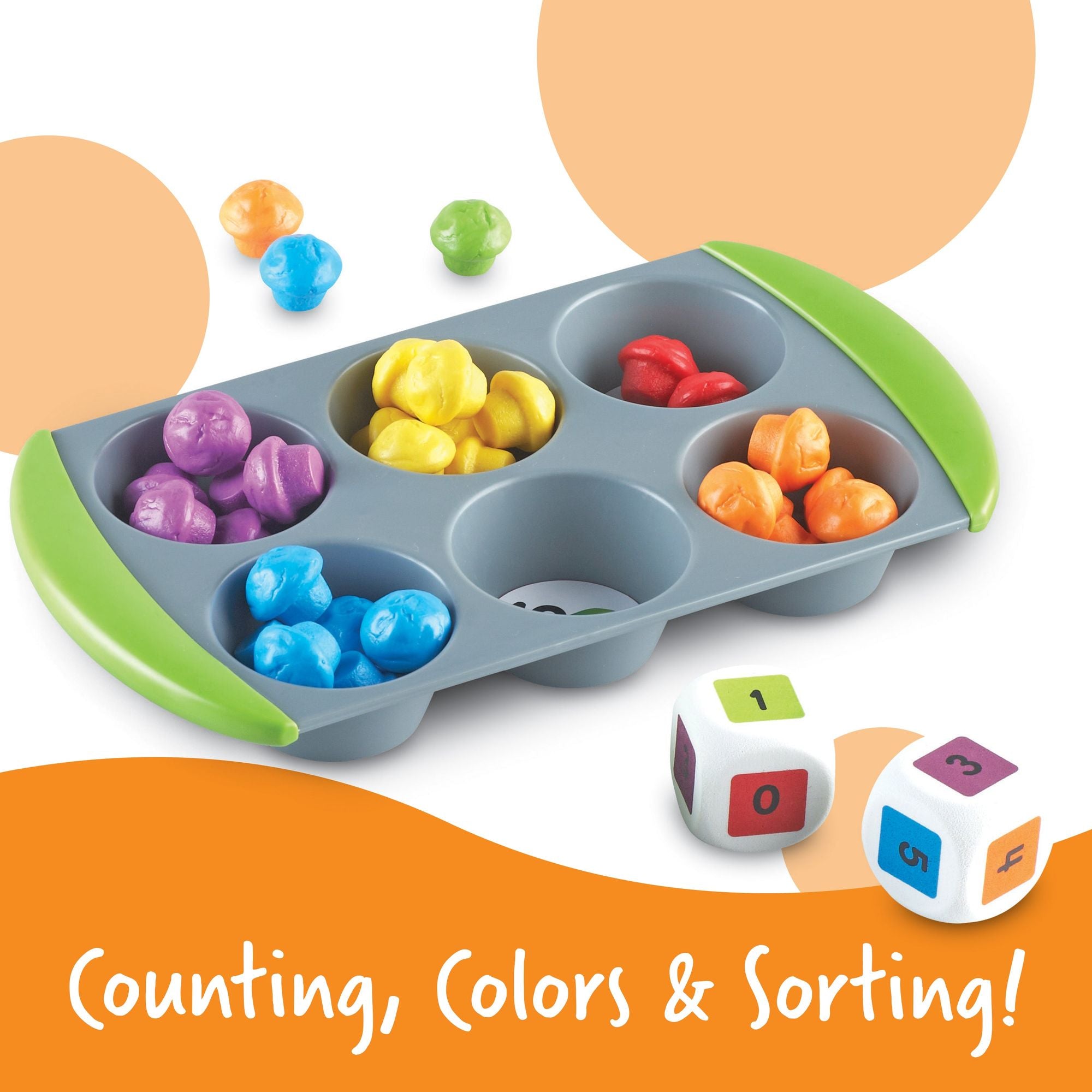 Mini Muffin Match Up Math Activity Set, Learning Resources