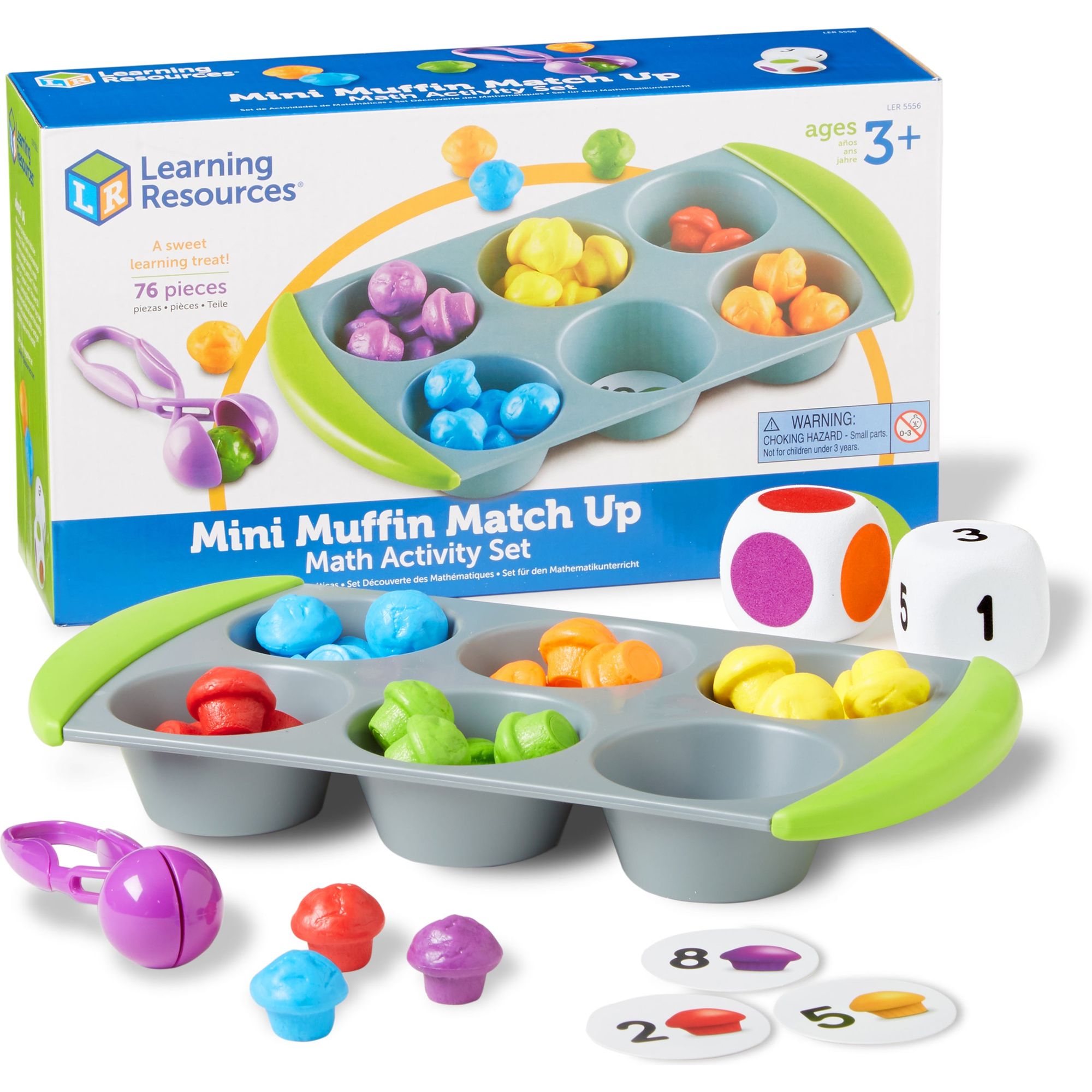 Mini Muffin Match Up Math Activity Set, Learning Resources