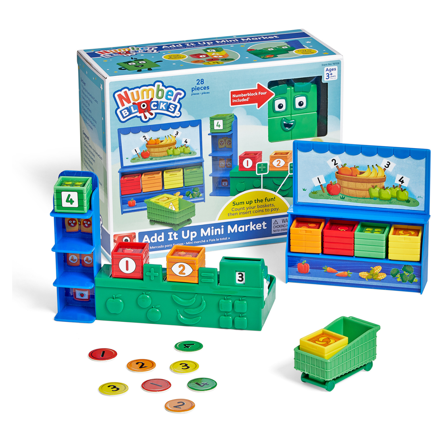 Numberblocks™ Add It Up Mini Market, Learning Resources