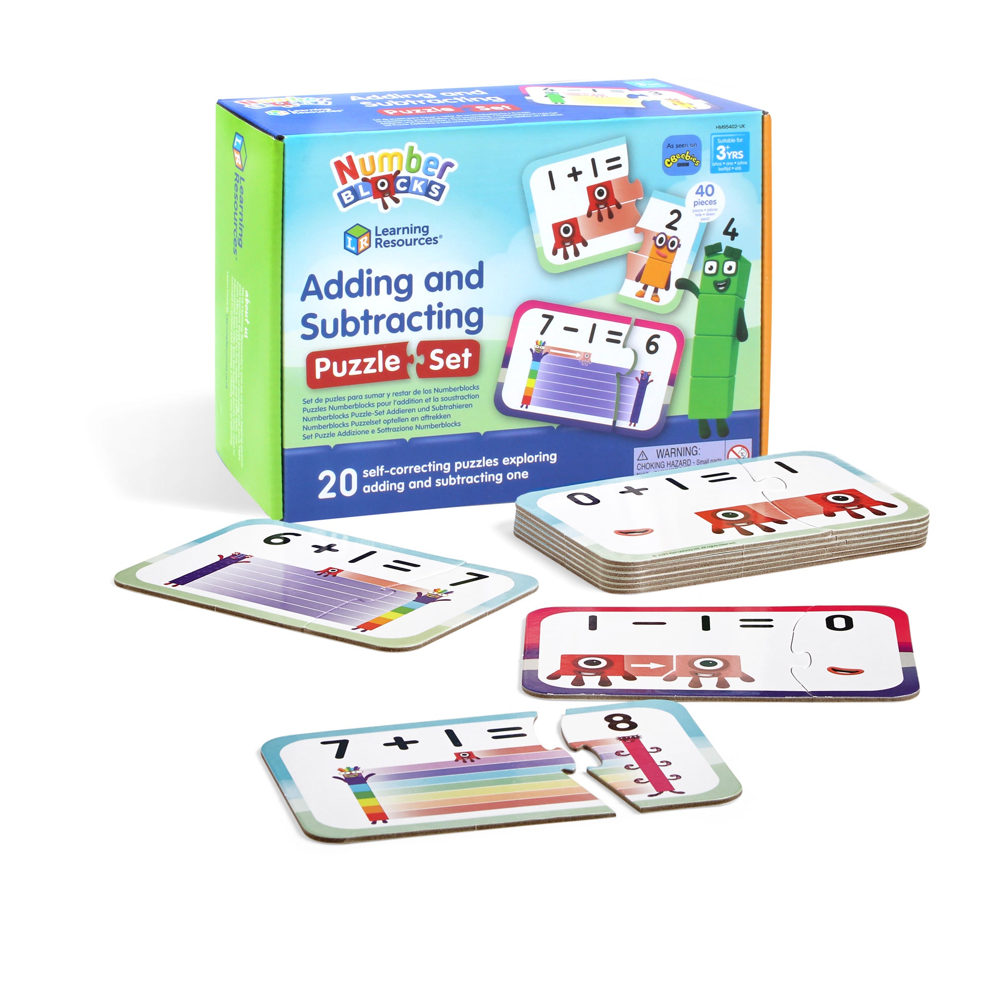 Numberblocks® Adding and Subtracting Puzzle Set, Learning Resources