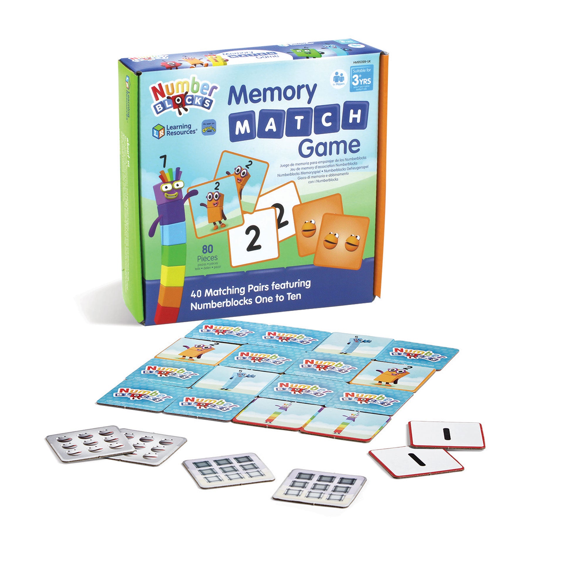 Numberblocks® Memory Match Game, Learning Resources
