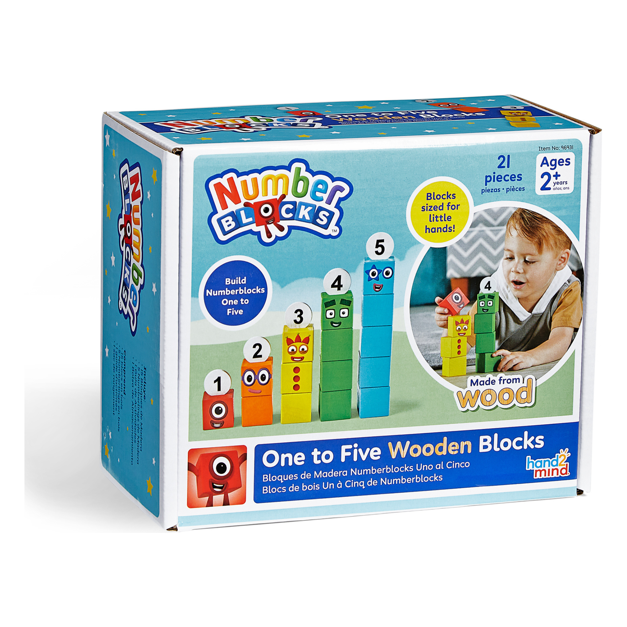 Numberblocks™ One to Five Wooden Blocks, Learning Resources