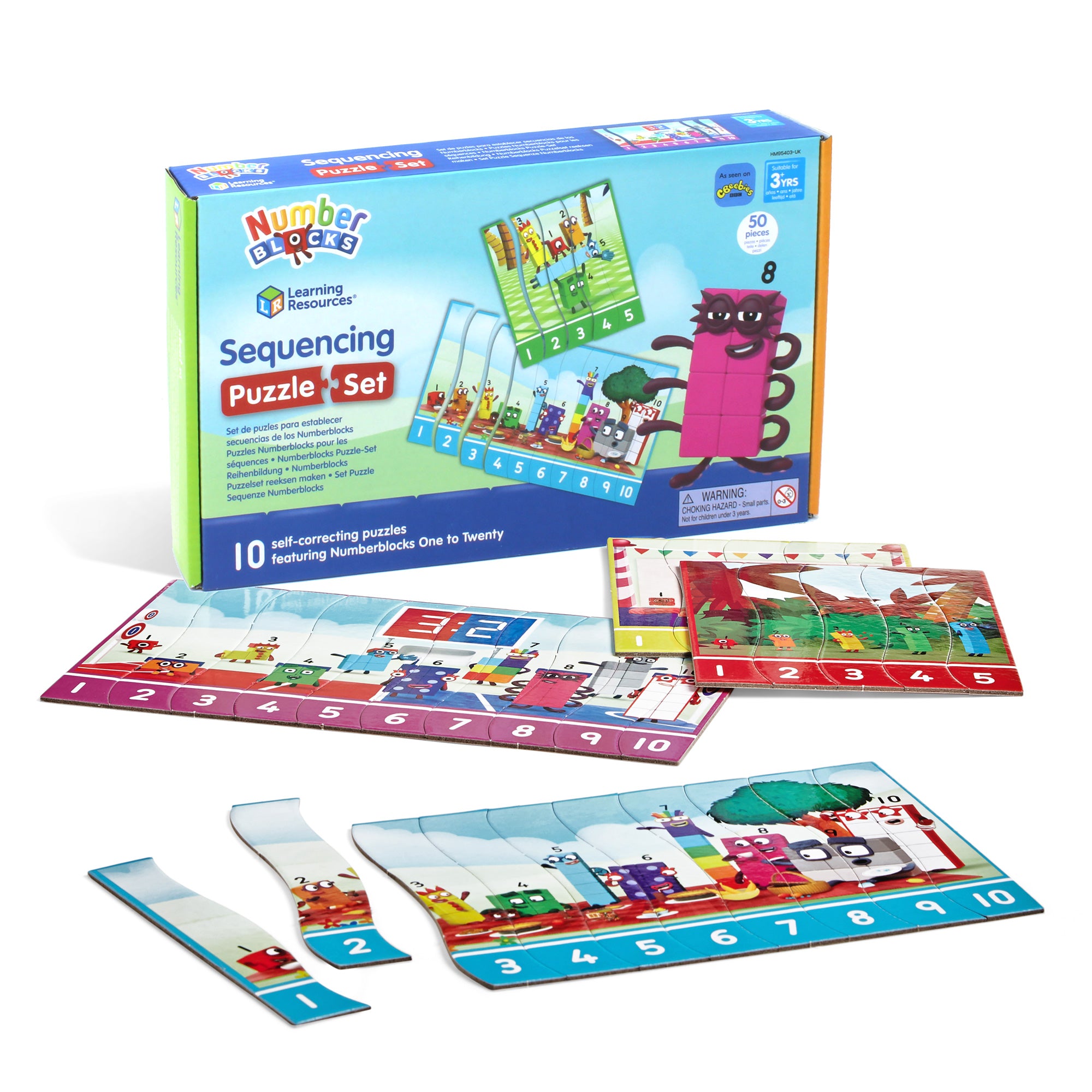 Numberblocks® Sequencing Puzzle, Learning Resources