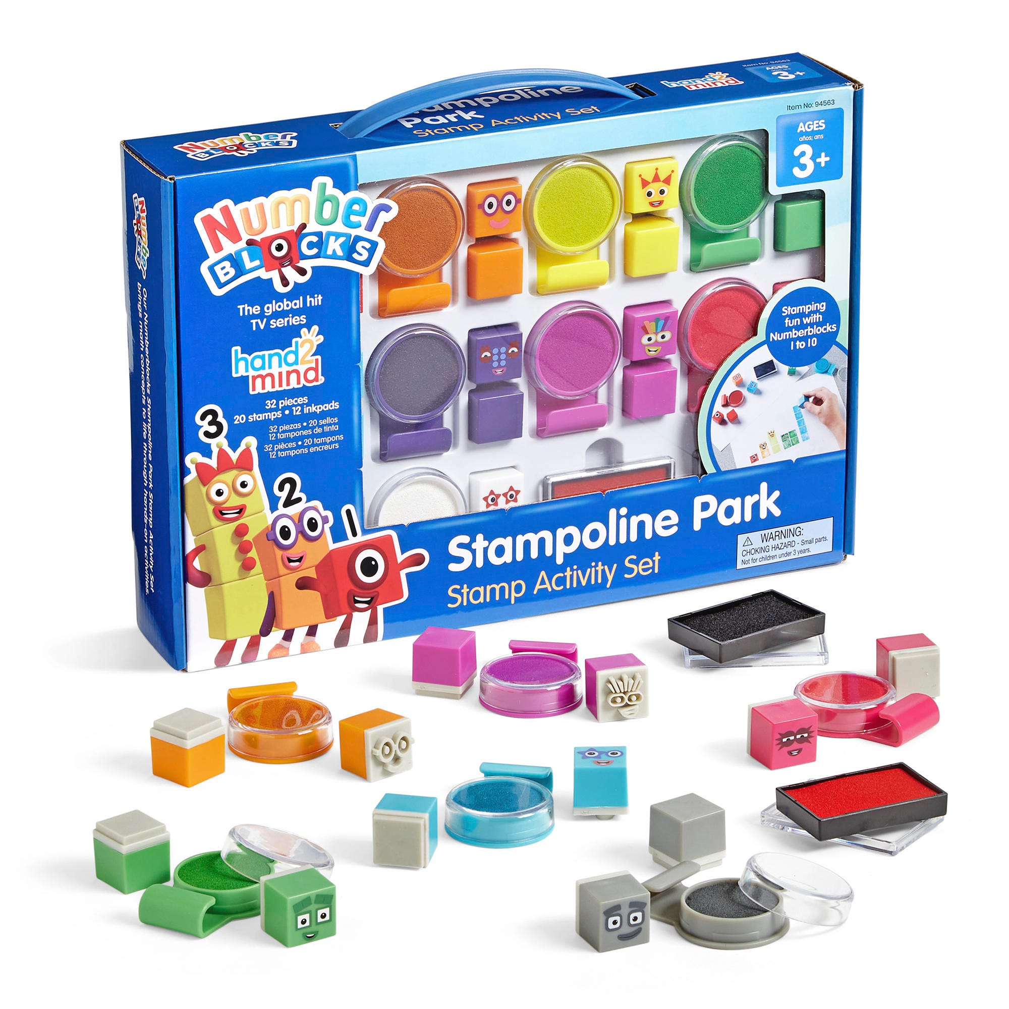 Numberblocks® Stampoline Park Stamp Activity Set, Learning Resources