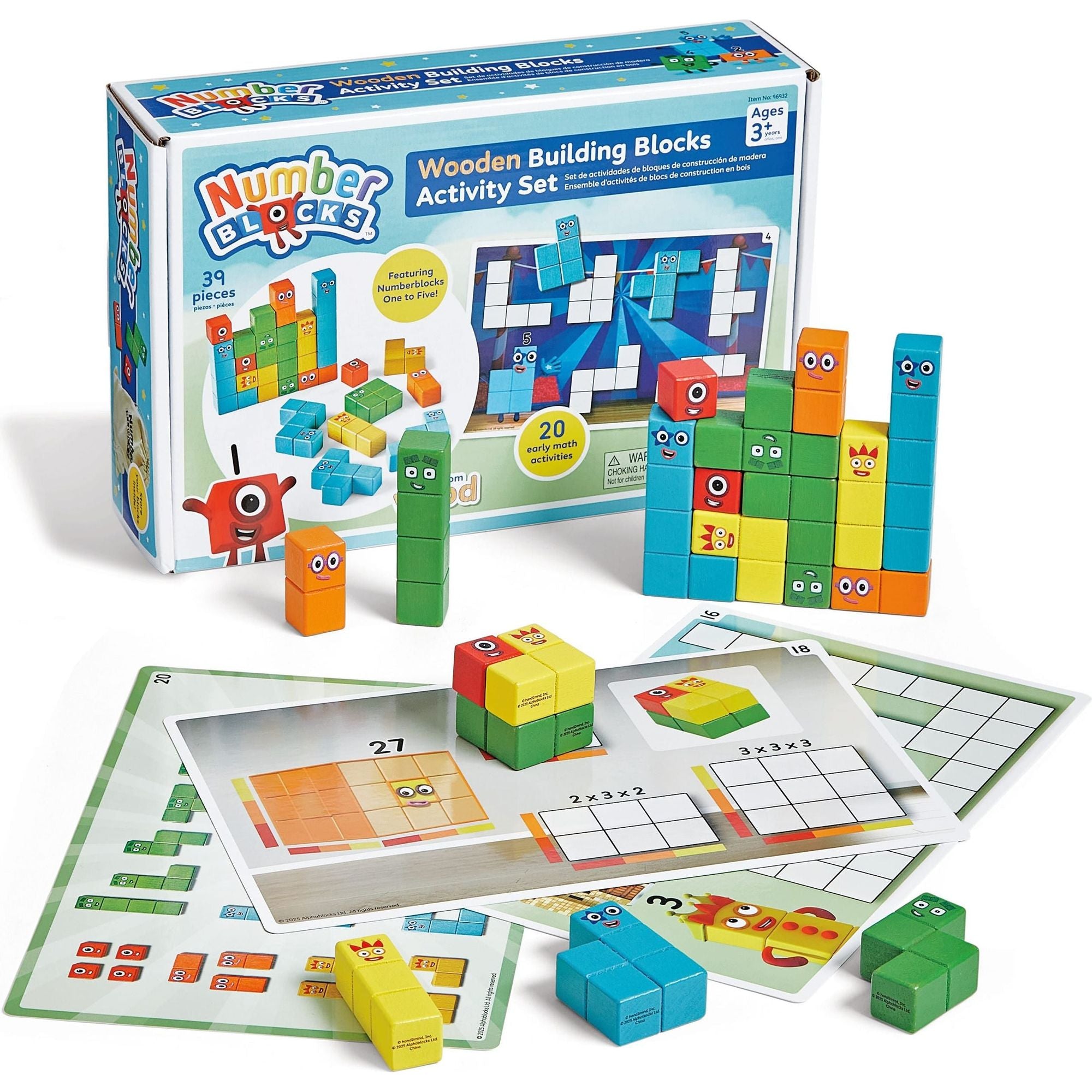 Numberblocks™ Wooden Building Blocks Activity Set, Learning Resources