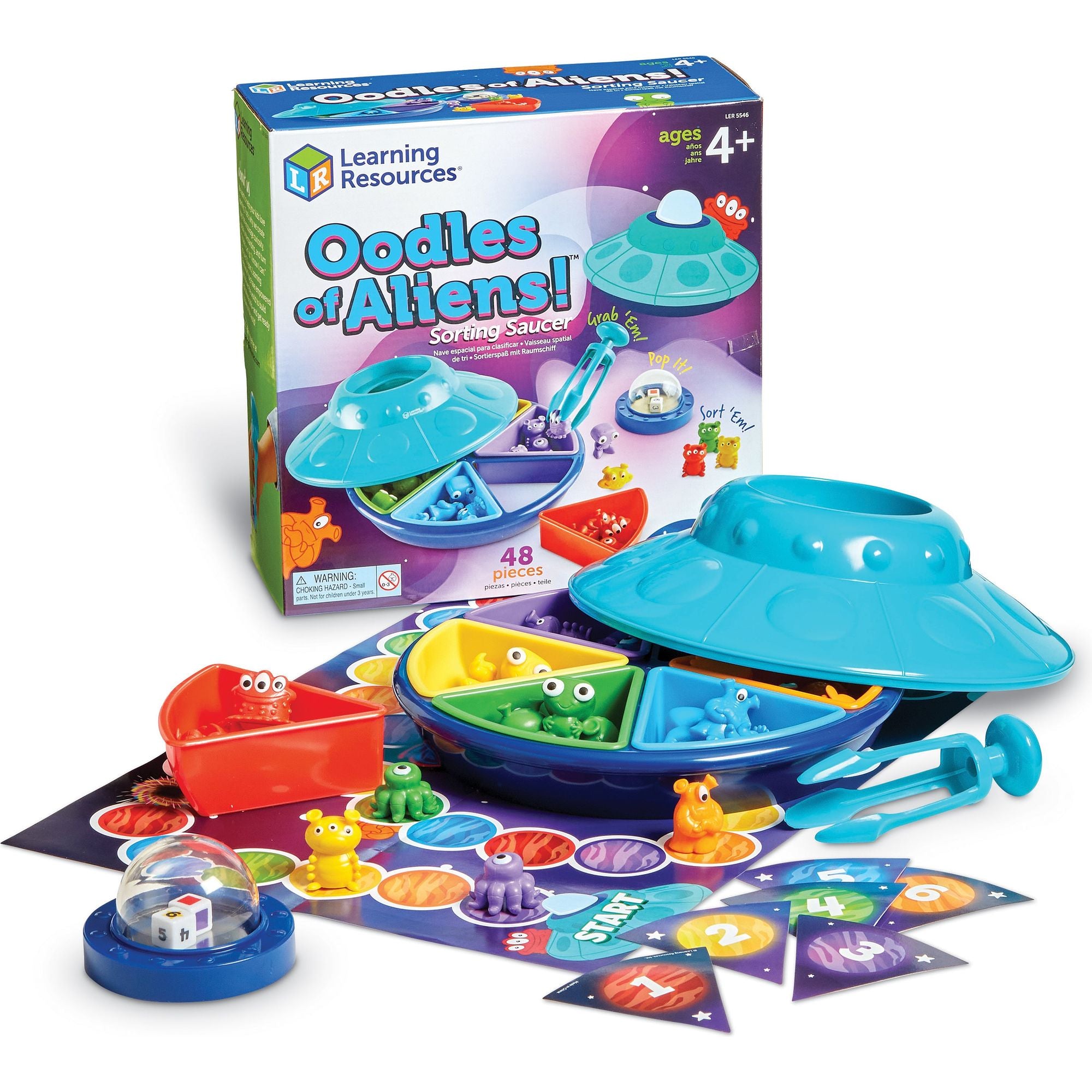 Oodles of Aliens!™ Sorting Saucer, Learning Resources