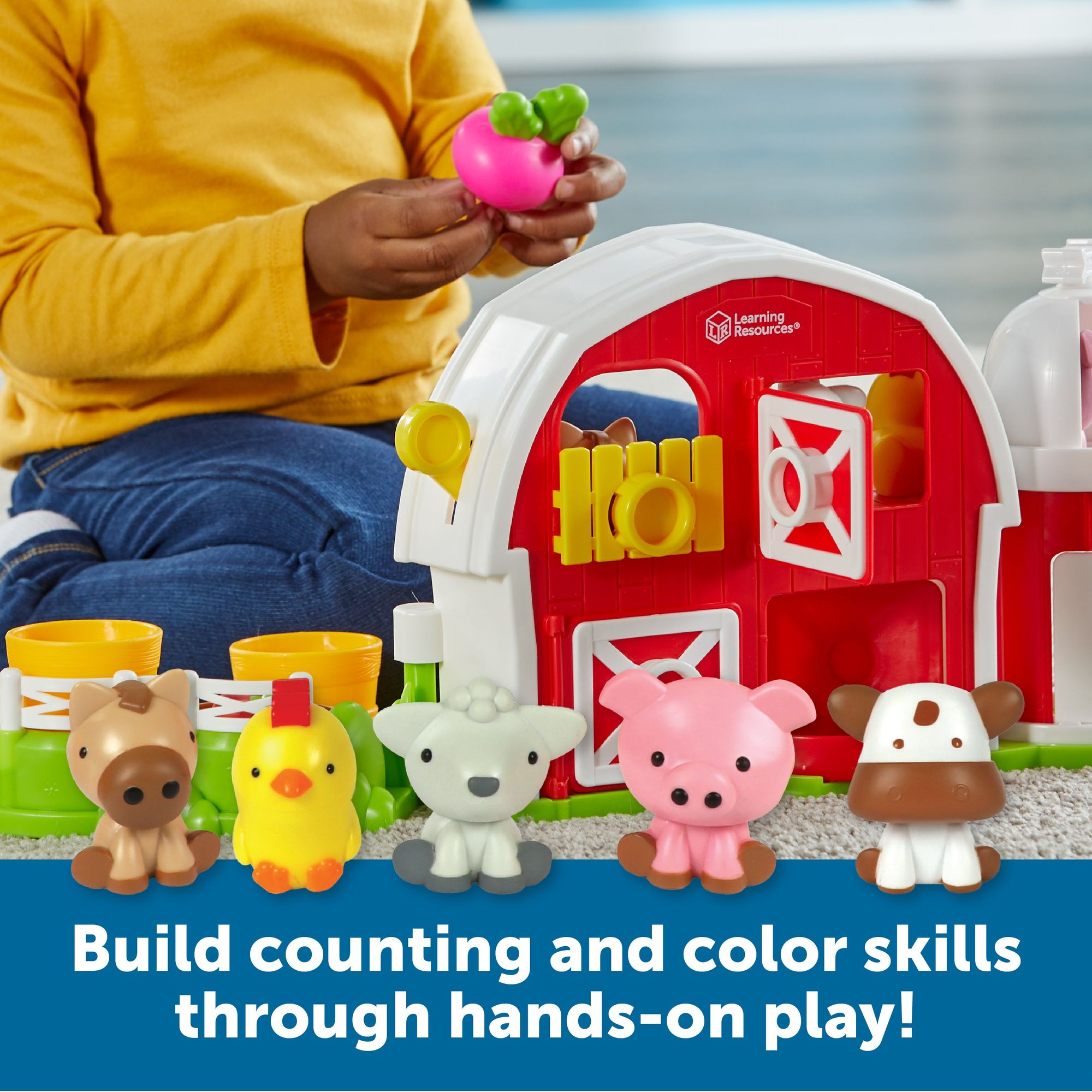 Peekaboo Learning Barnyard Playset, Learning Resources