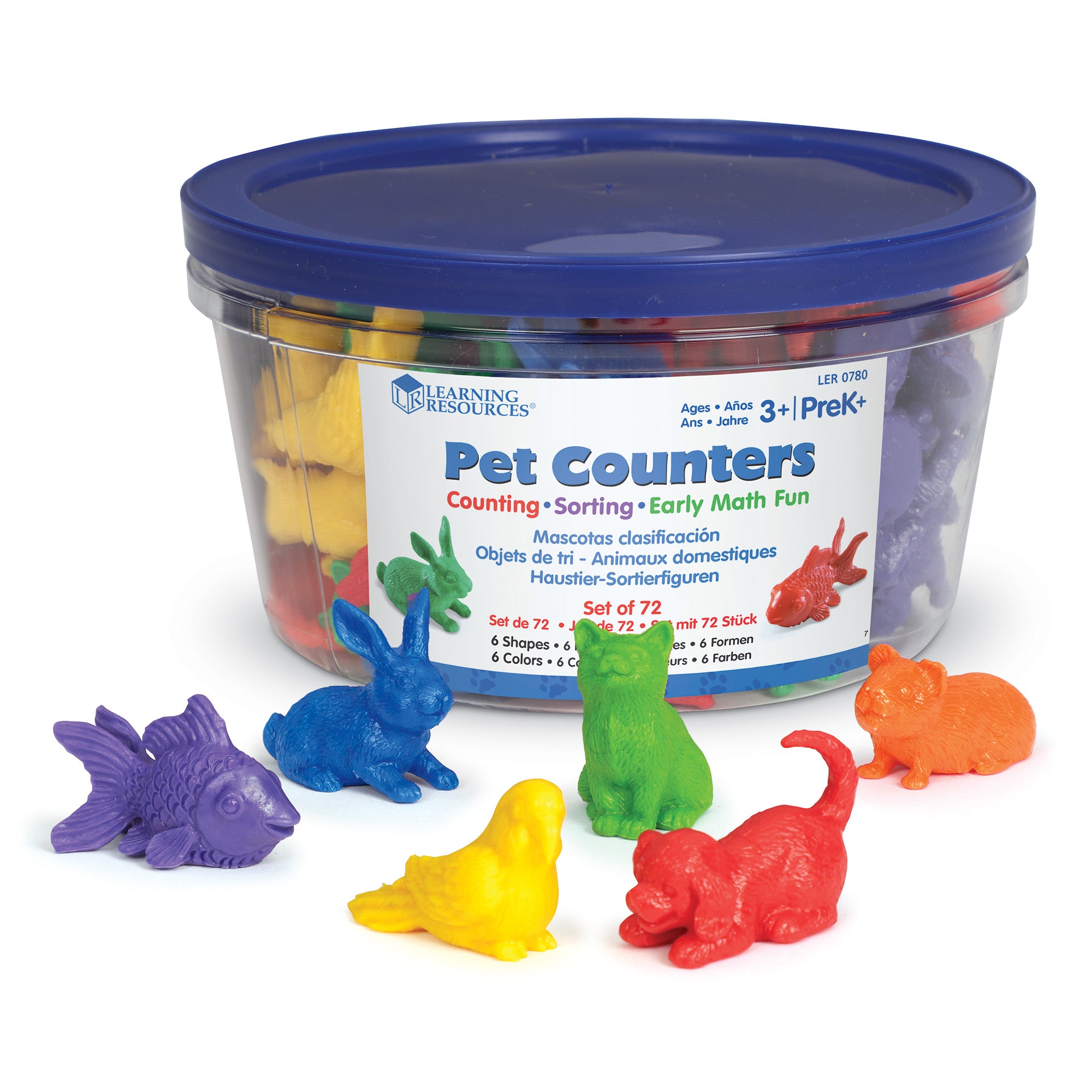 Pet Counters (Set of 72), Learning Resources
