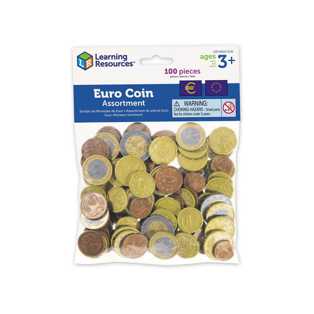 Play Euro Coins Set, Learning Resources