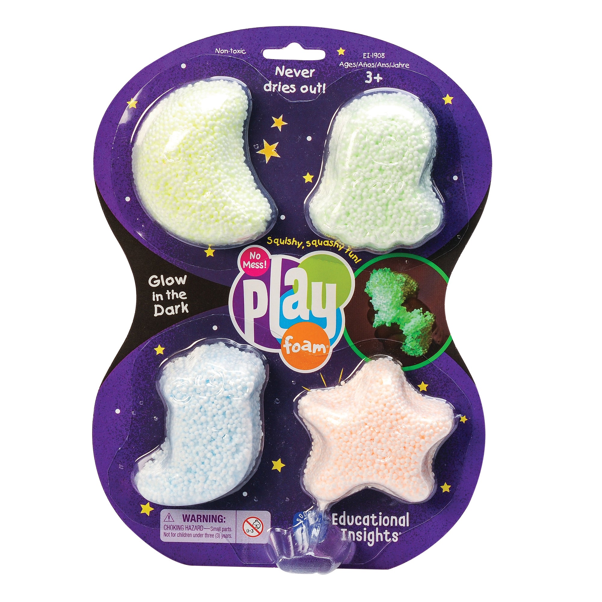 Playfoam® Glow In The Dark (4 Pack), Learning Resources