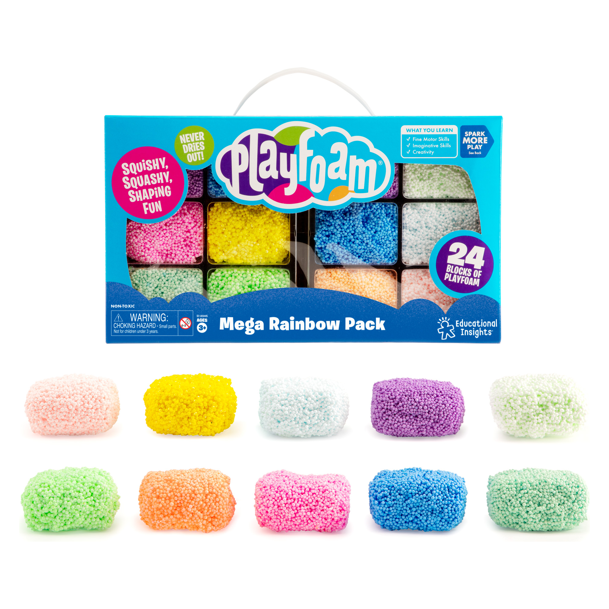 Playfoam® Mega Rainbow Pack, Learning Resources