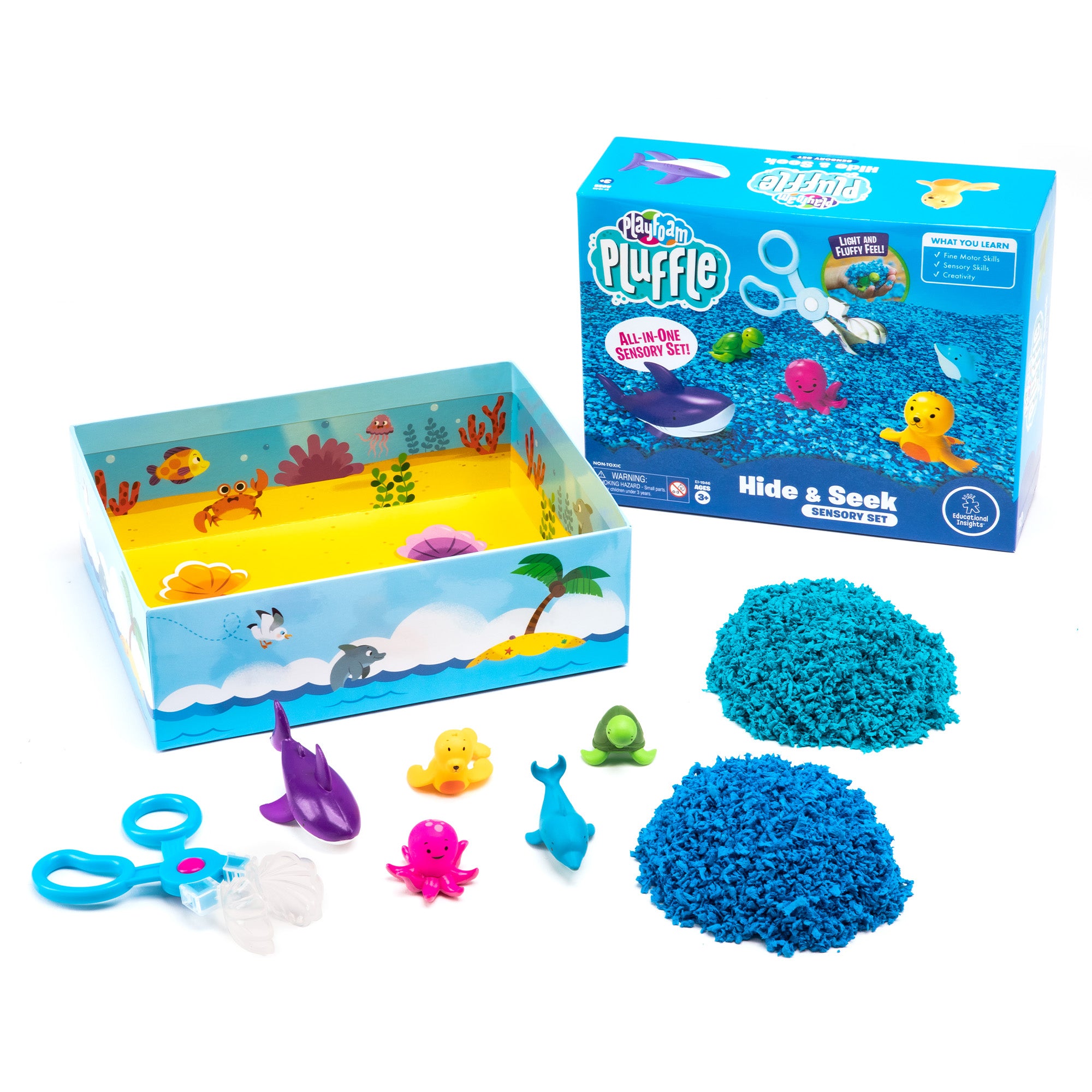 Playfoam Pluffle™ Hide & Seek Sensory Set, Learning Resources