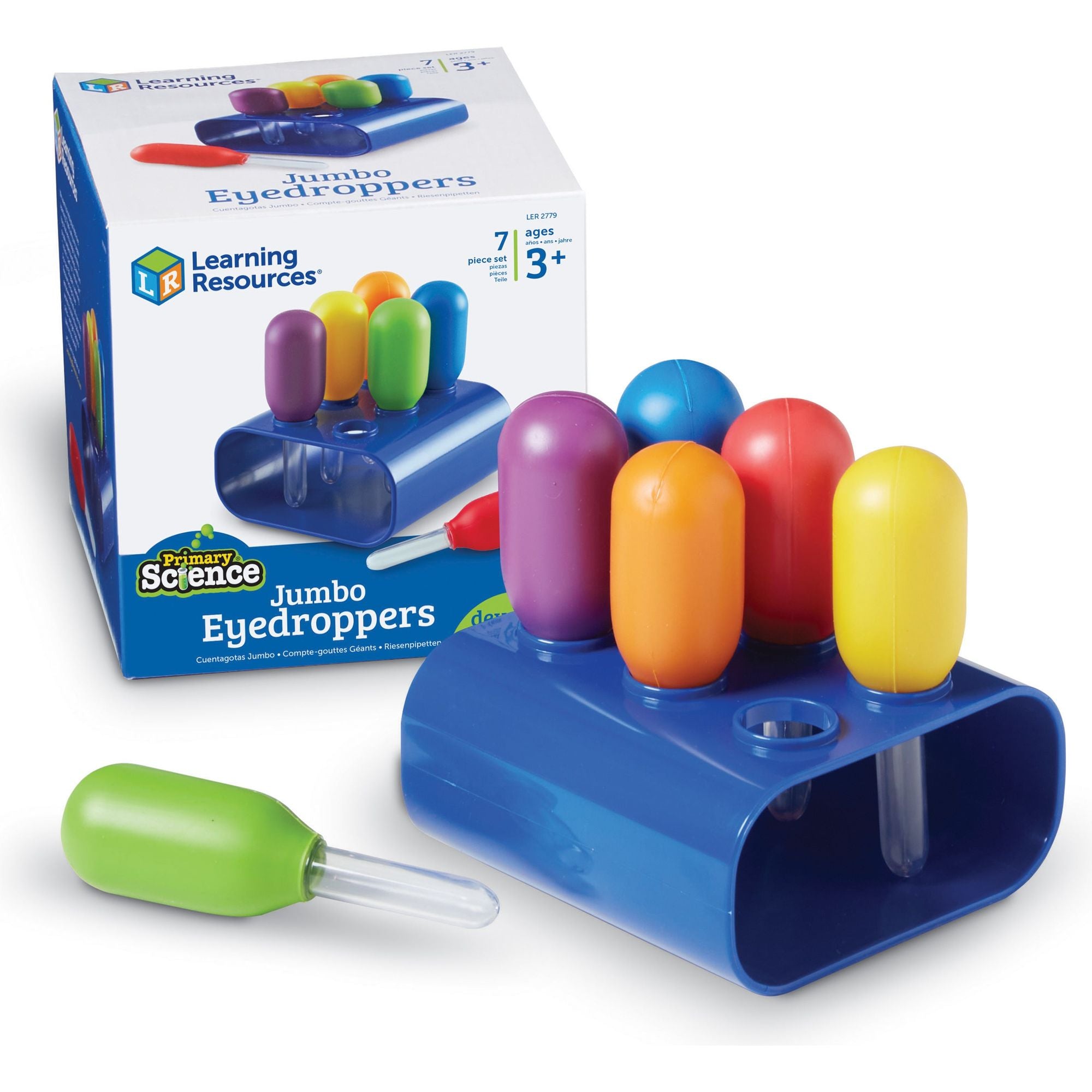 Primary Science® Jumbo Eyedroppers with Stand, Learning Resources