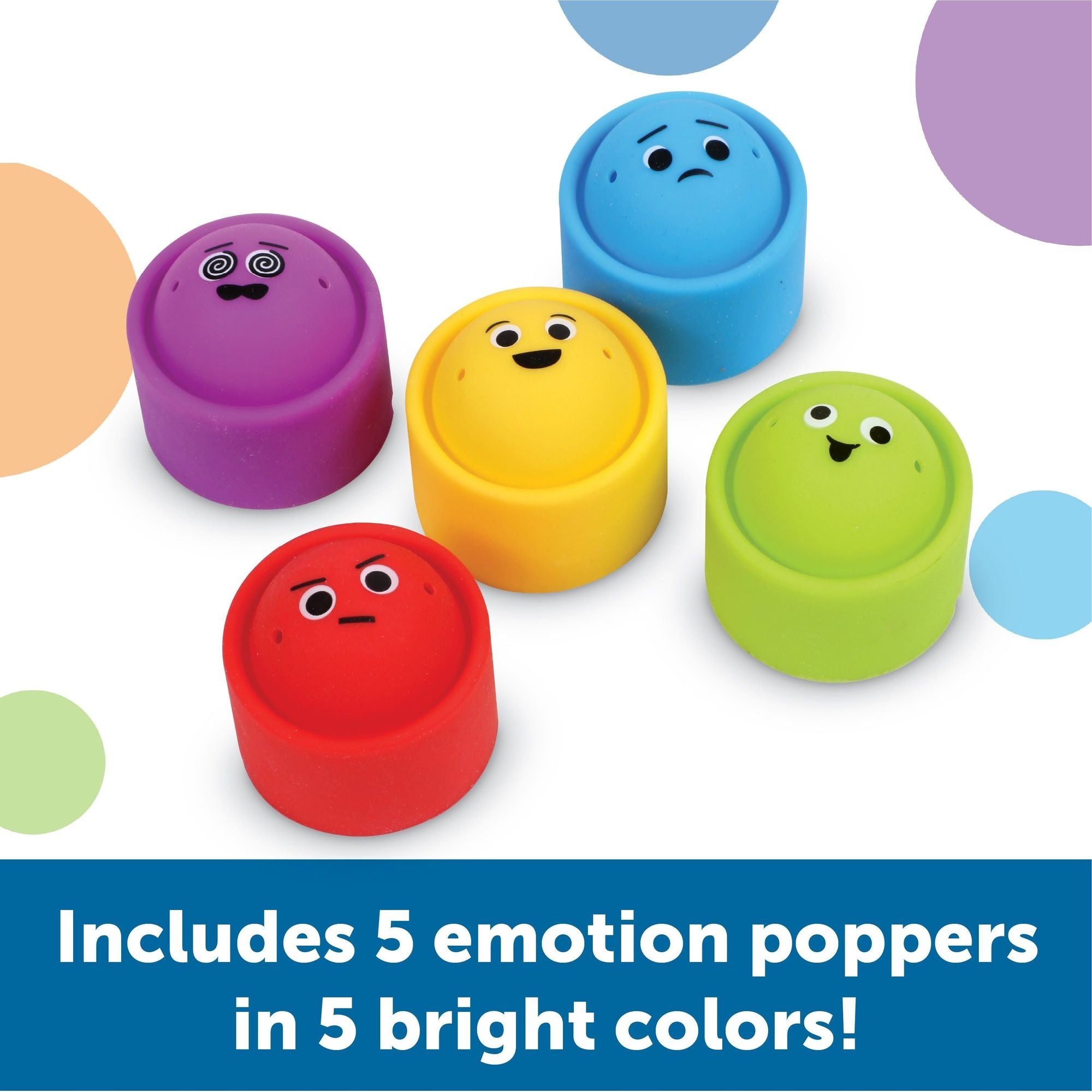Rainbow Emotion Fidget Poppers, Learning Resources