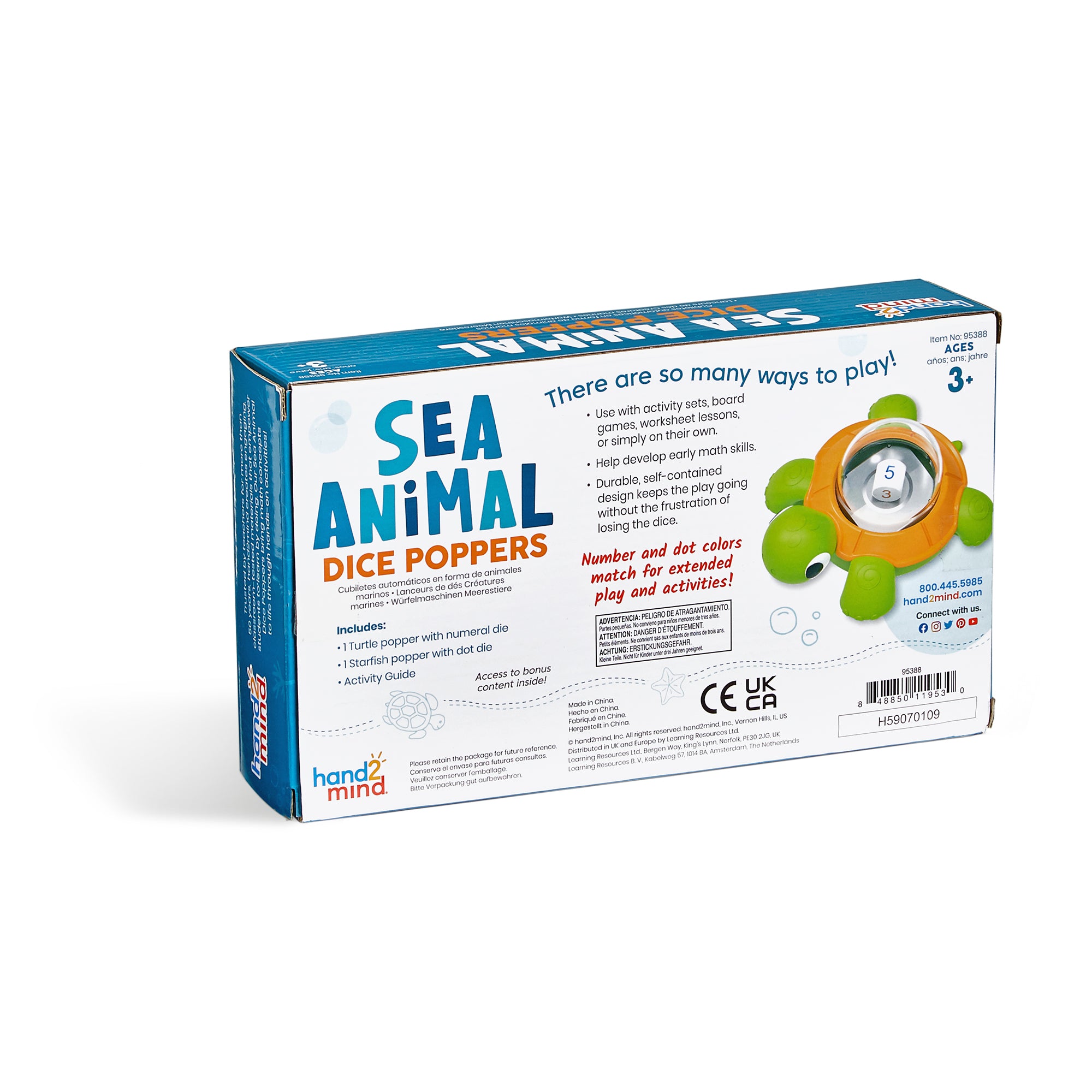 Sea Animal Dice Poppers, Learning Resources