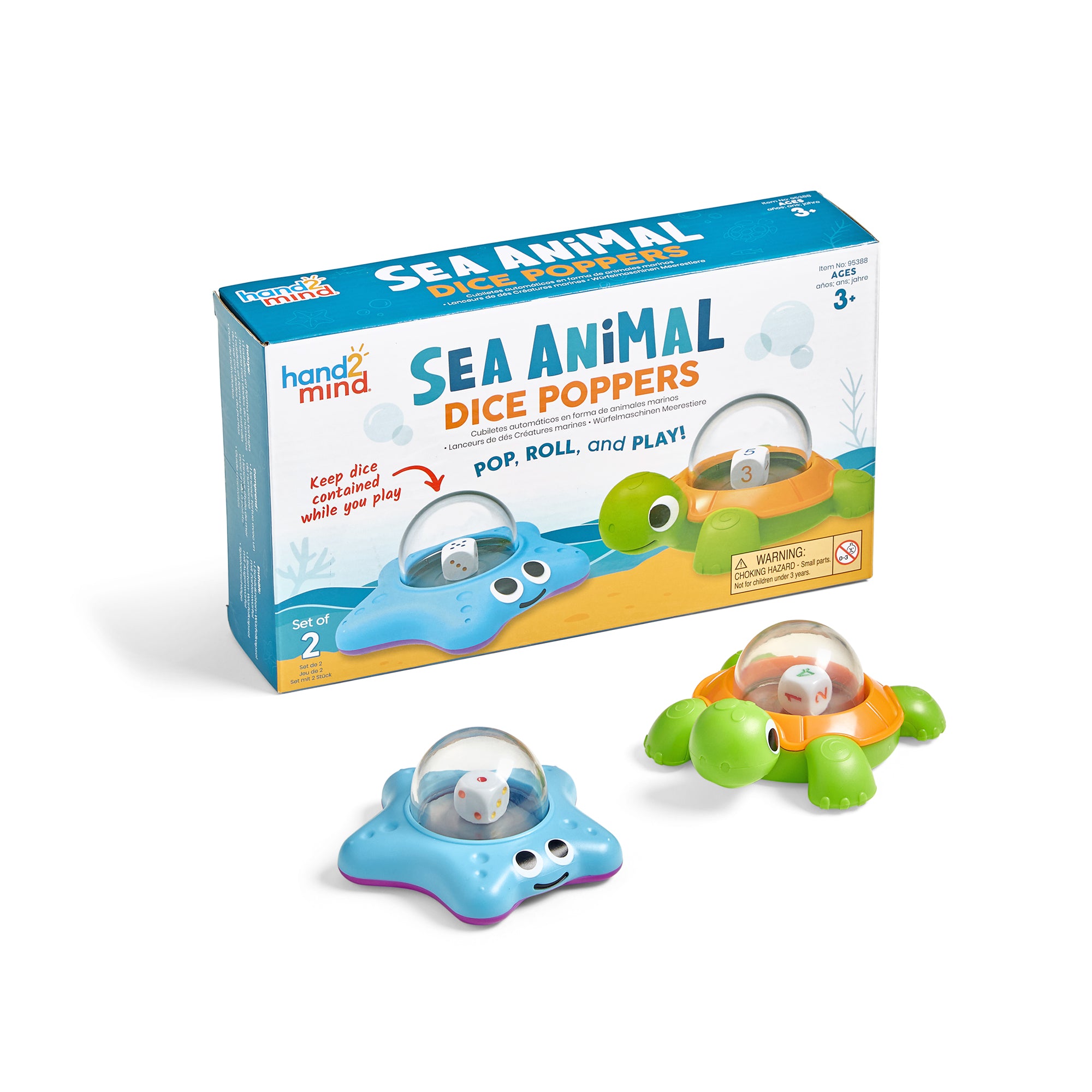 Sea Animal Dice Poppers, Learning Resources