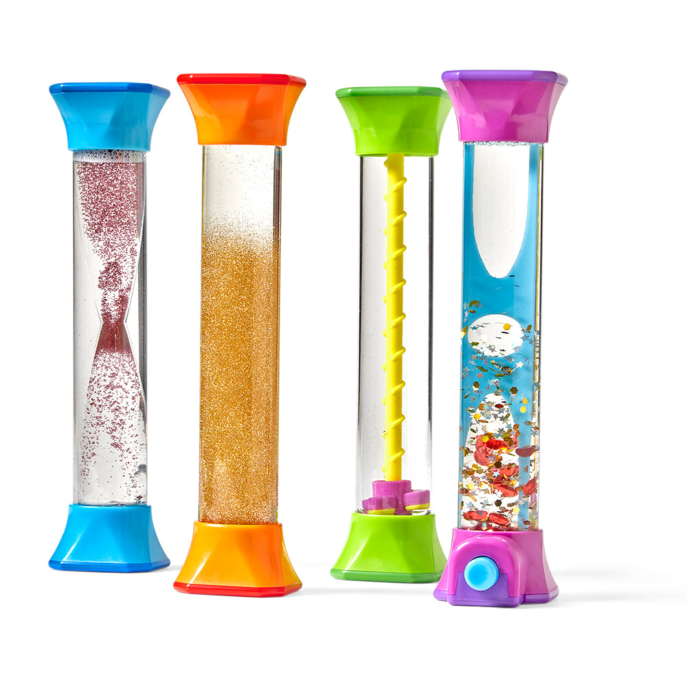 Sensory Fidget Tubes, Set of 4, Learning Resources