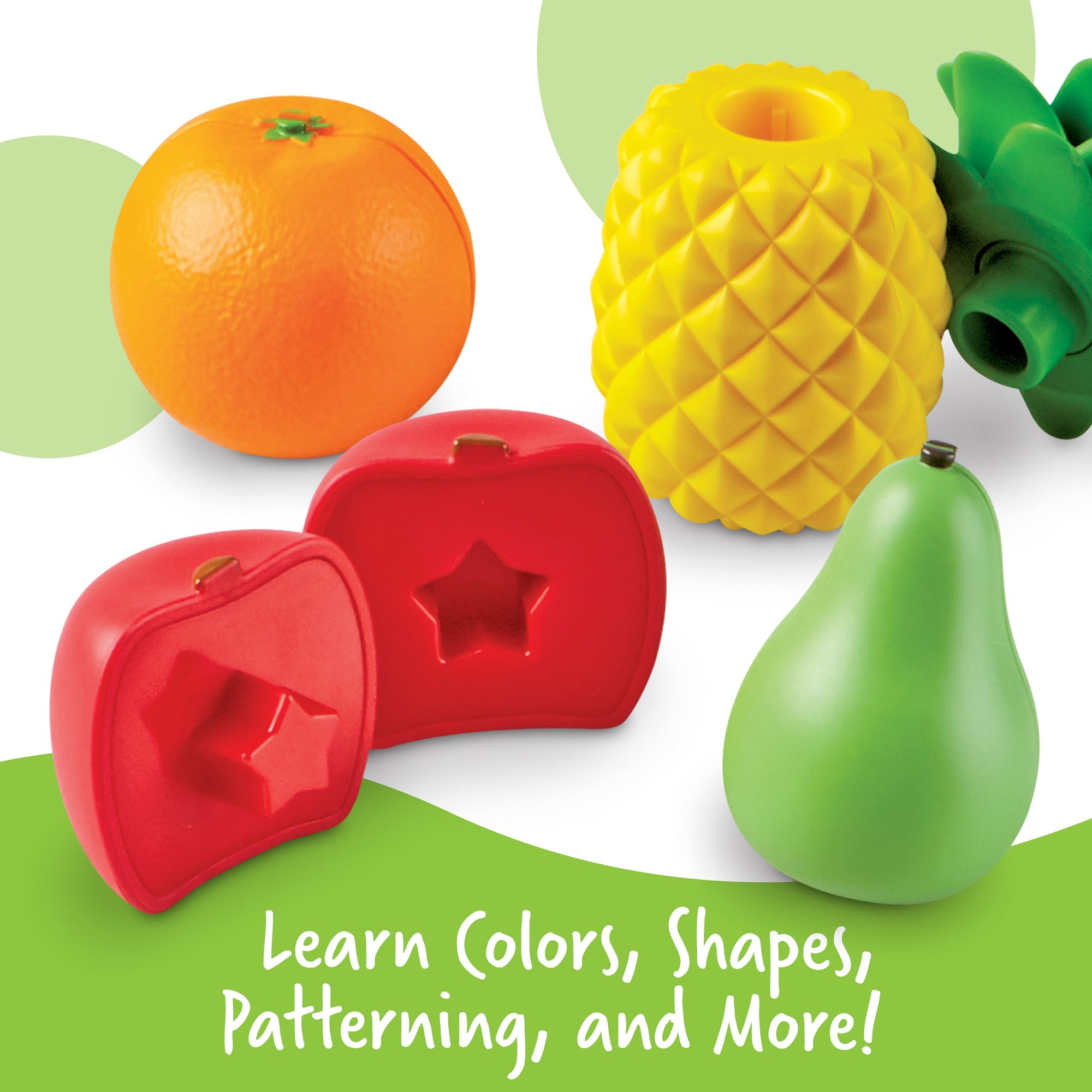 Snap-n-Learn™ Fruit Shapers, Learning Resources