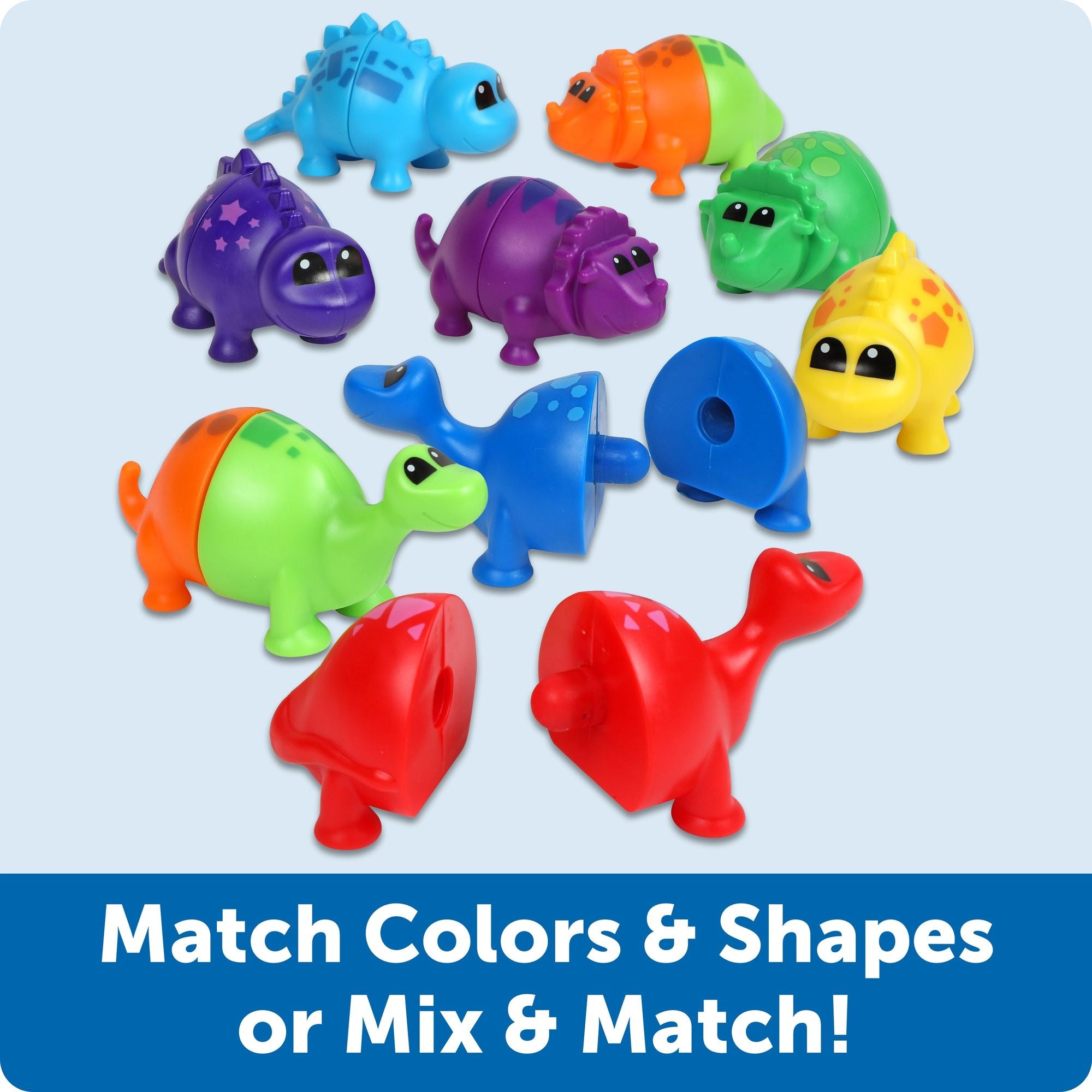 Snap-n-Learn™ Matching Dinos, Learning Resources