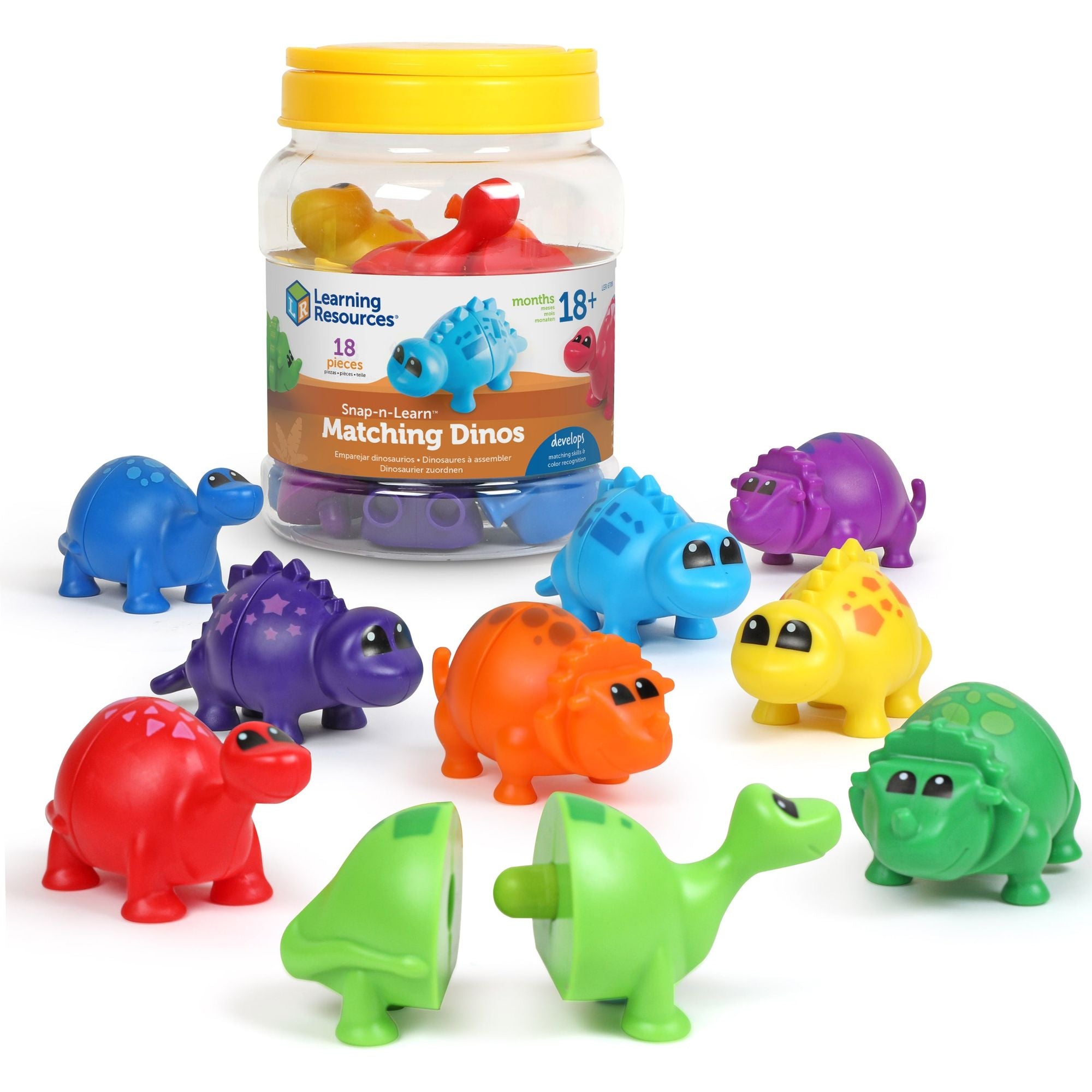 Snap-n-Learn™ Matching Dinos, Learning Resources
