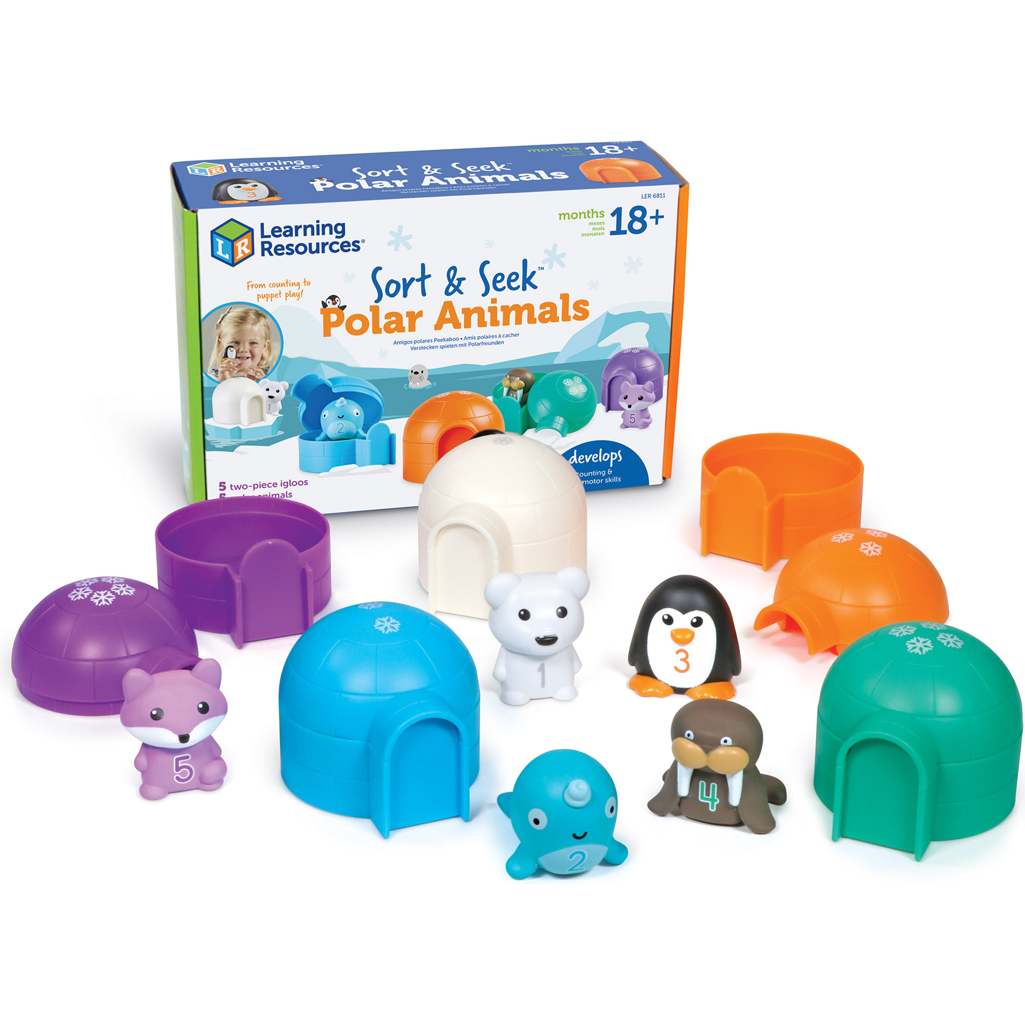 Sort & Seek™ Polar Animals, Learning Resources