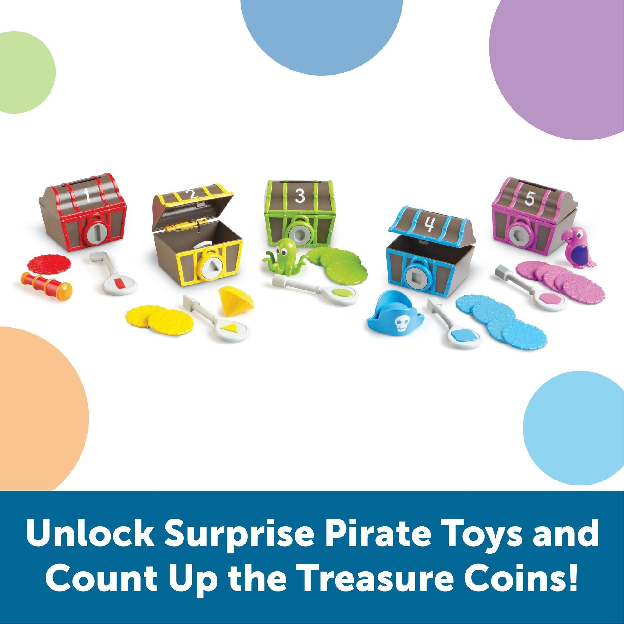 Sorting Surprise Pirate Treasure, Learning Resources