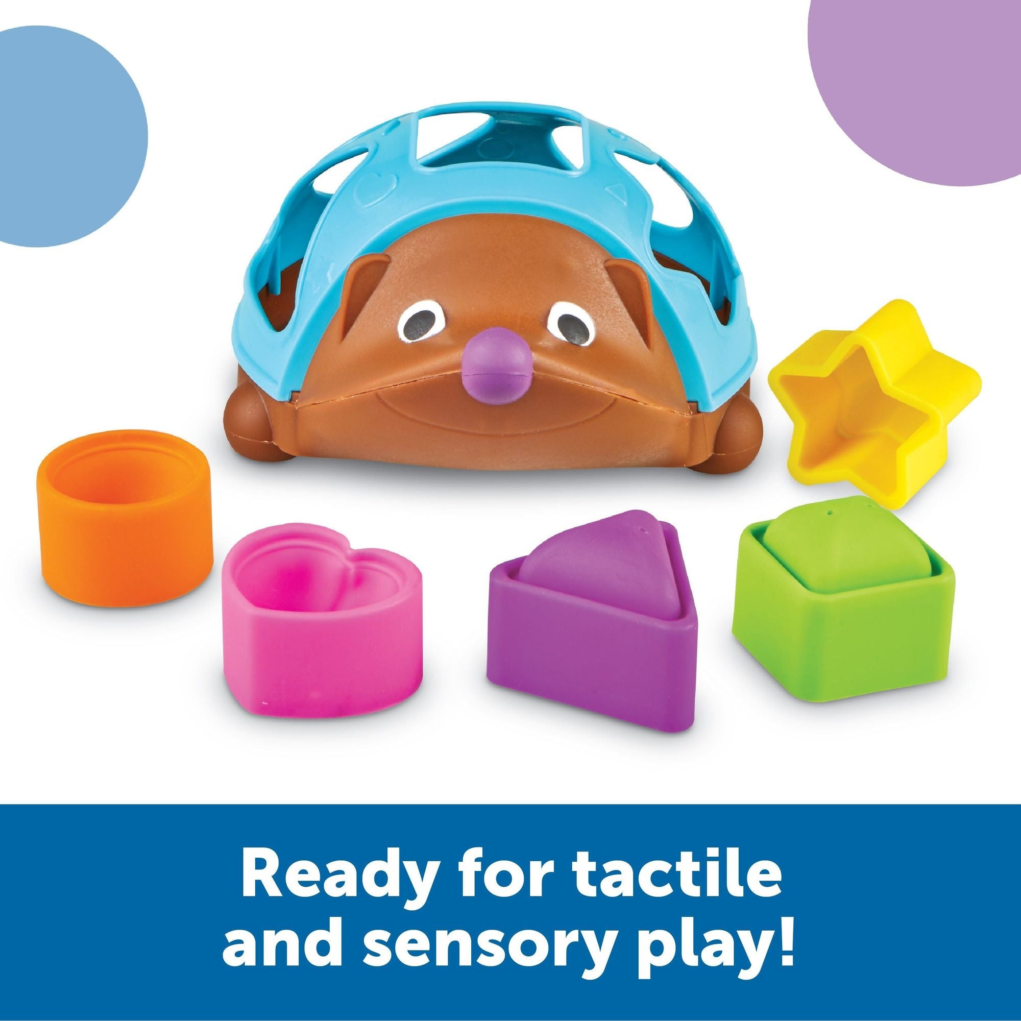 Spike The Fine Motor Hedgehog® Poppin’ Shapes Sorter, Learning Resources